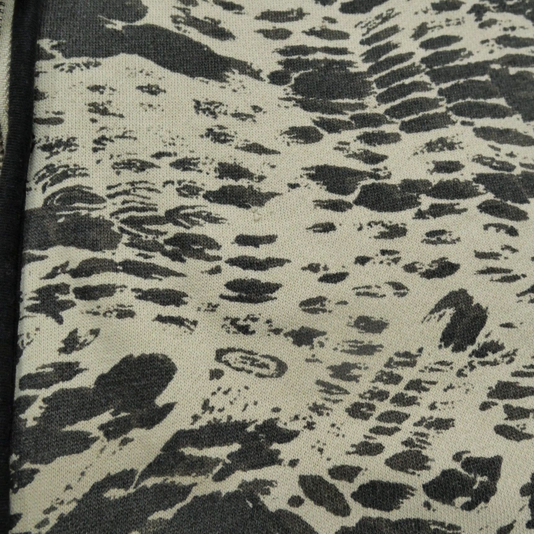 Hurley Hurley Hoodie Womens XL Black Tan Snake Print Animal Full Zip Sherpa Lined Size XL / US 12-14 / IT 48-50 - 5 Thumbnail