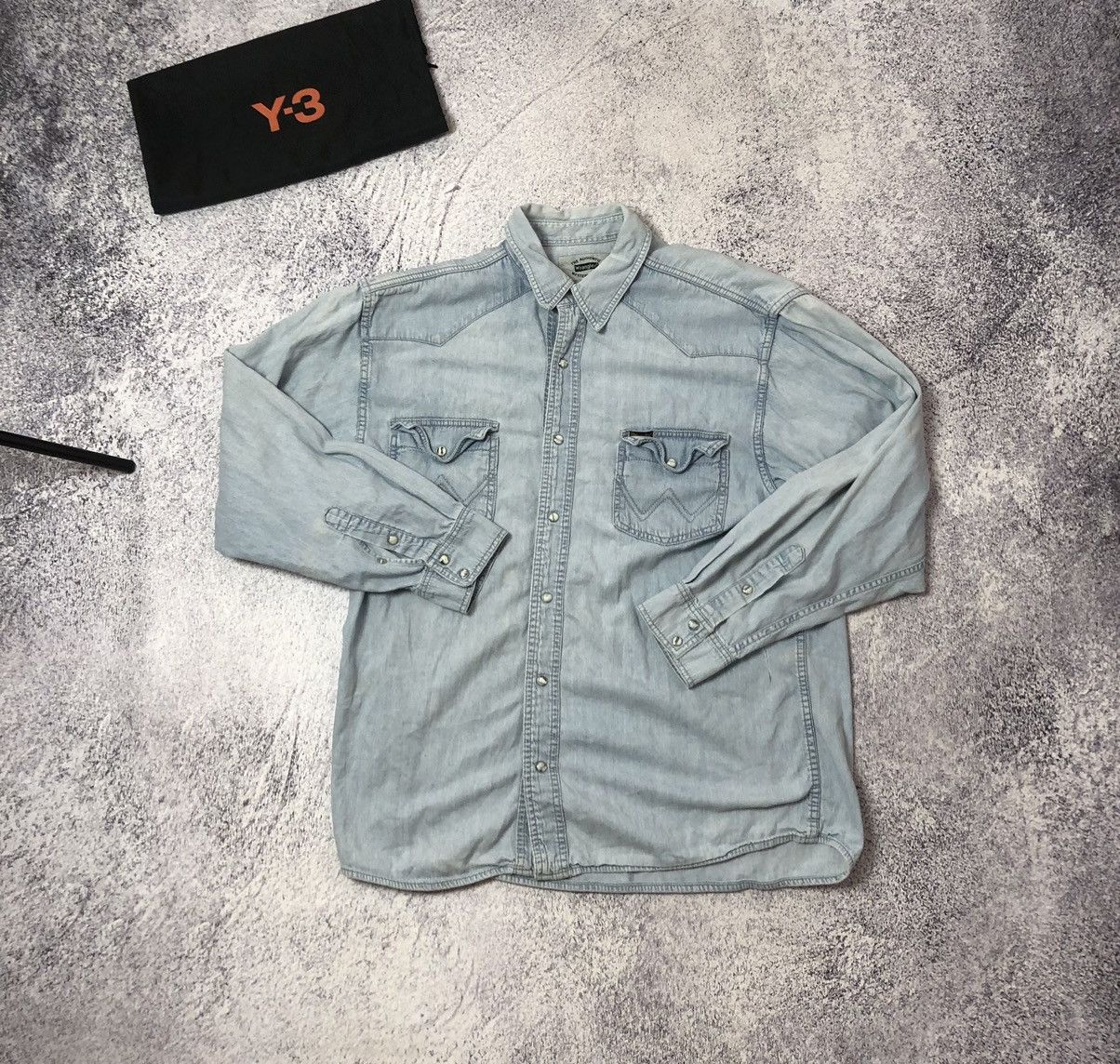 Vintage Men’s shirt Wrangler size Xl vintage made in usa y2k Size US XL / EU 56 / 4 - 1 Thumbnail
