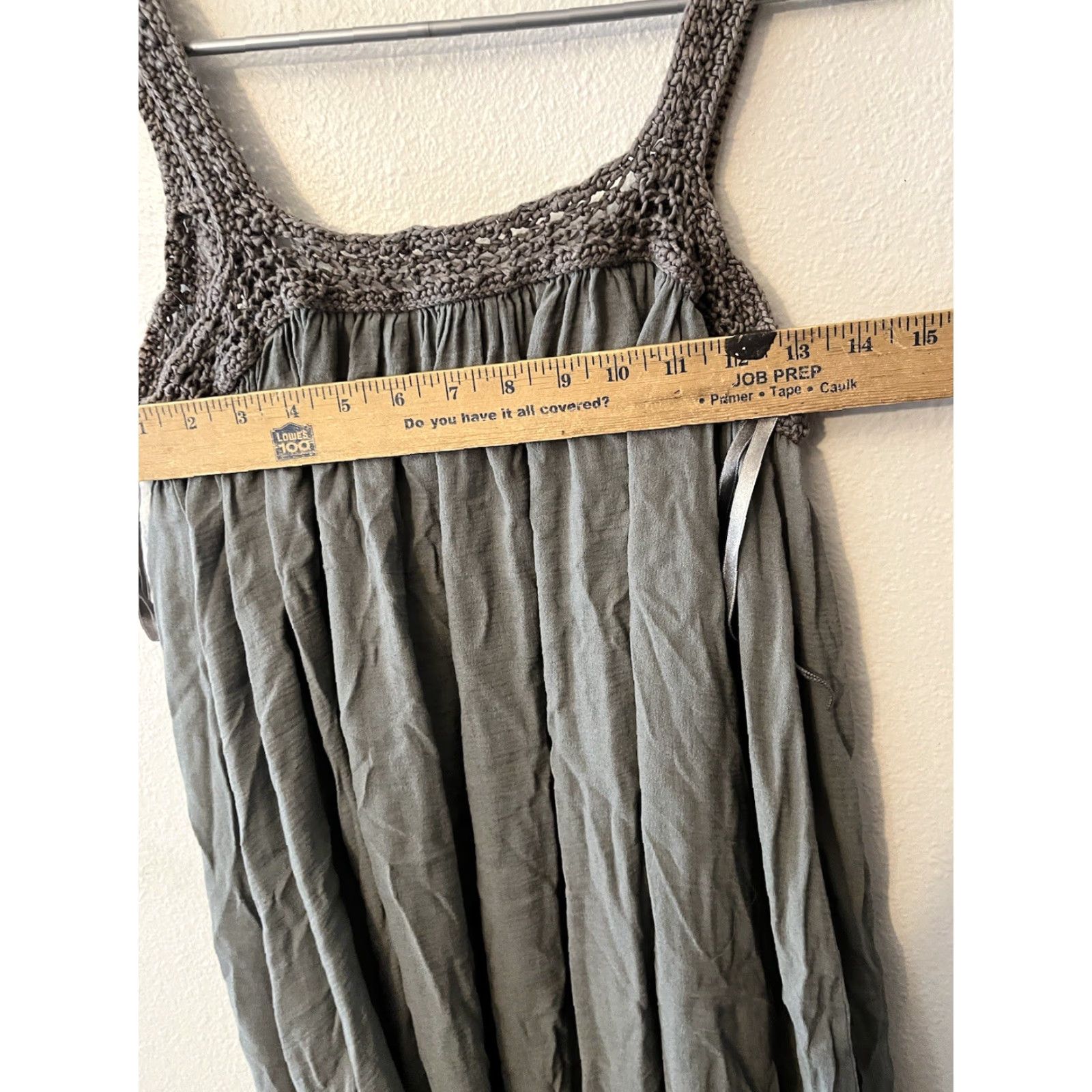 French Connection French Connection Dress Maxi Tank Dress Bodycon Gray 8 Sleeveless Casual Solid Size 8 Womens Size M / US 6-8 / IT 42-44 - 4 Thumbnail