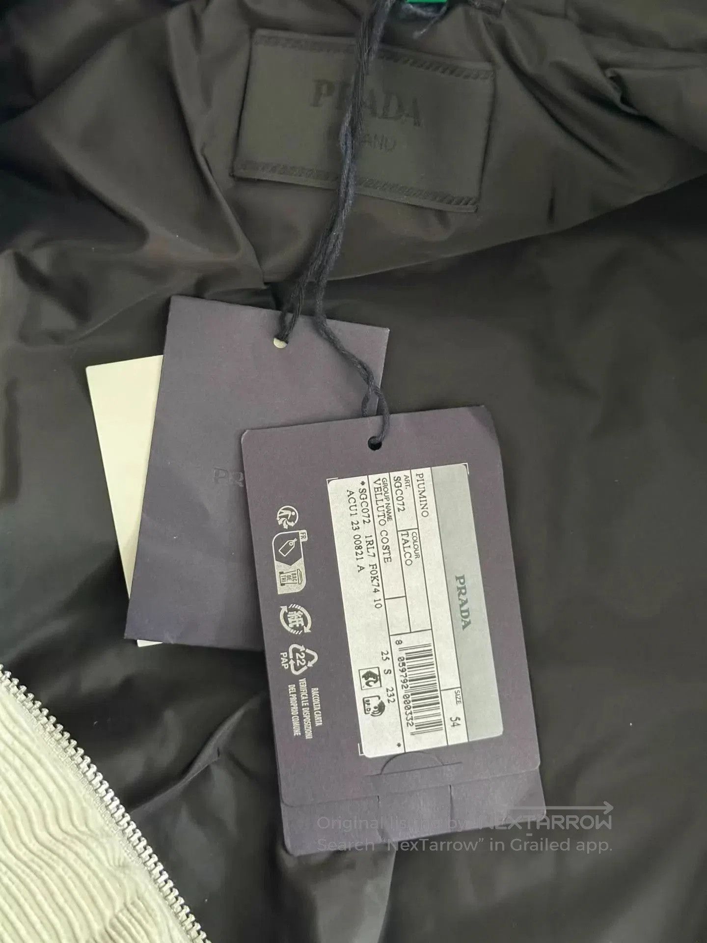 Prada Hooded Padded Black Jacket. Size US L / EU 52-54 / 3 - 4 Thumbnail
