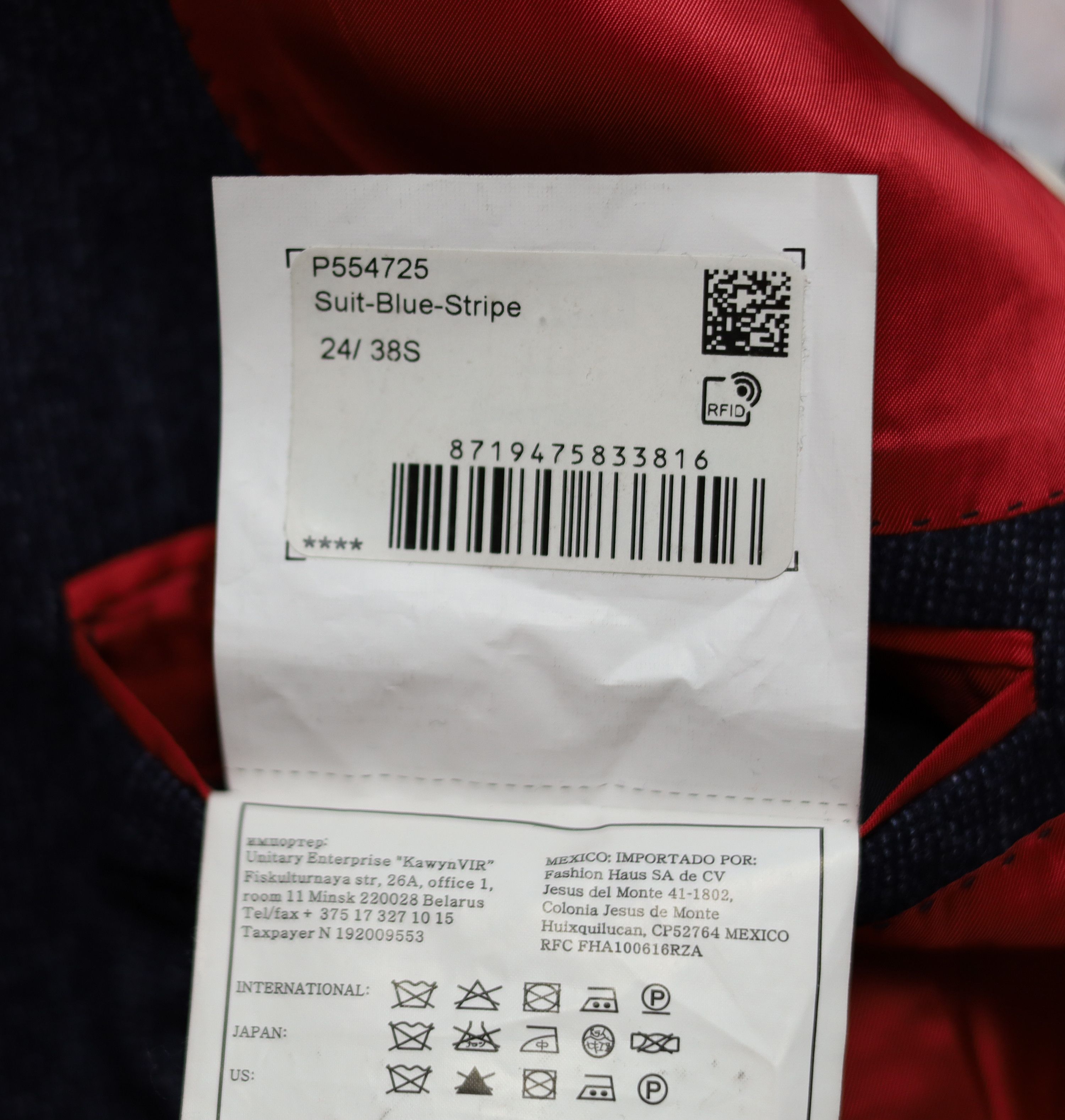 Suitsupply SUITSUPPLY Sienna Single Breasted Blazer Vitale Barberias Size 38S - 9 Thumbnail