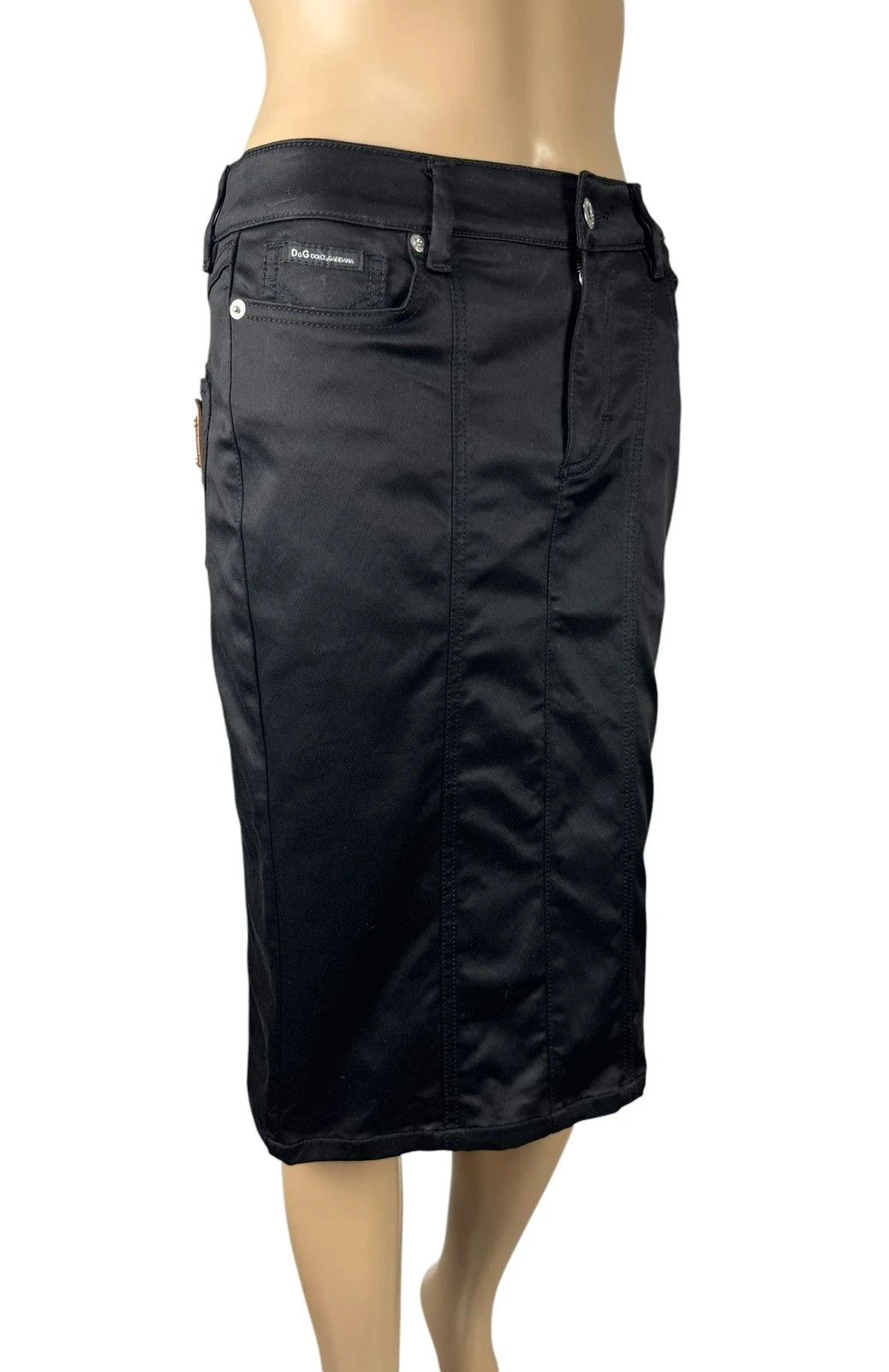 Dolce & Gabbana Dolce & Gabbana Skirt Knee-Length Cotton size 27 Size 27" / US 4 / IT 40 - 7 Thumbnail