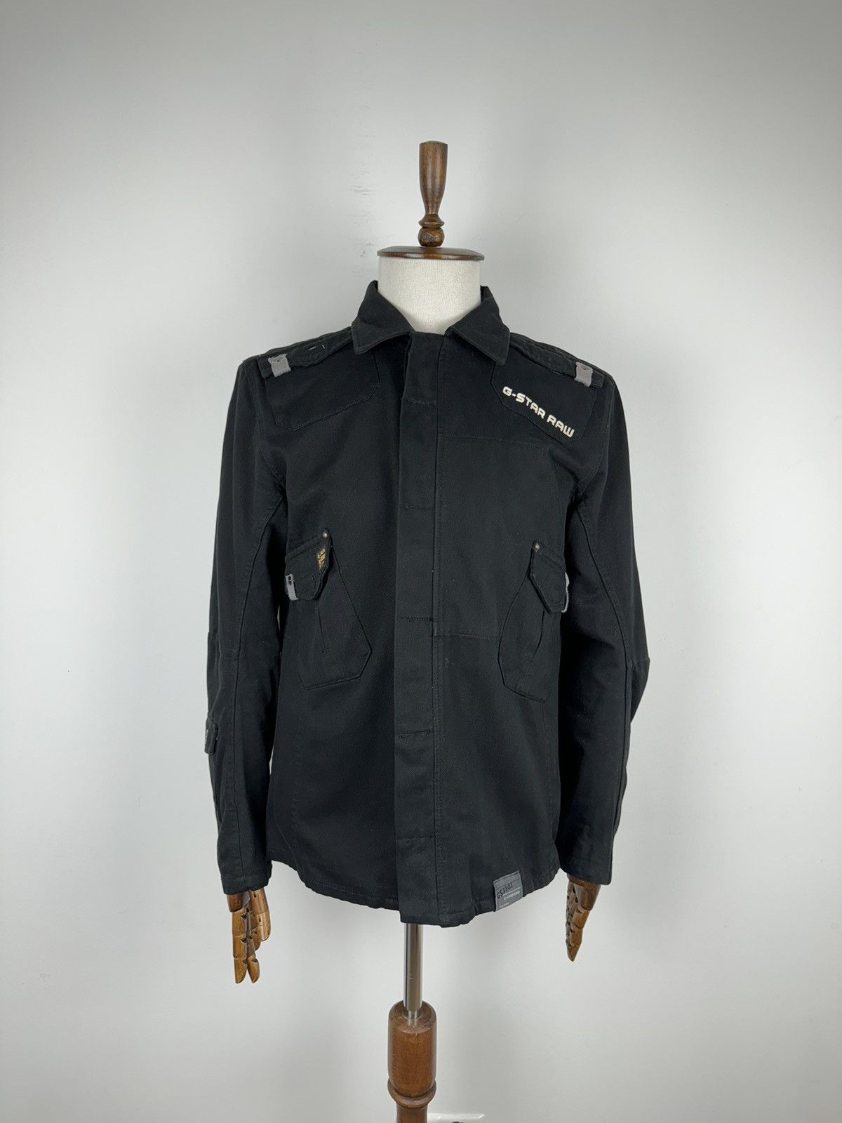 G-Star × Vintage Men’s Vintage G-Star Raw Military Style Jacket size L Size US L / EU 52-54 / 3 - 1 Thumbnail
