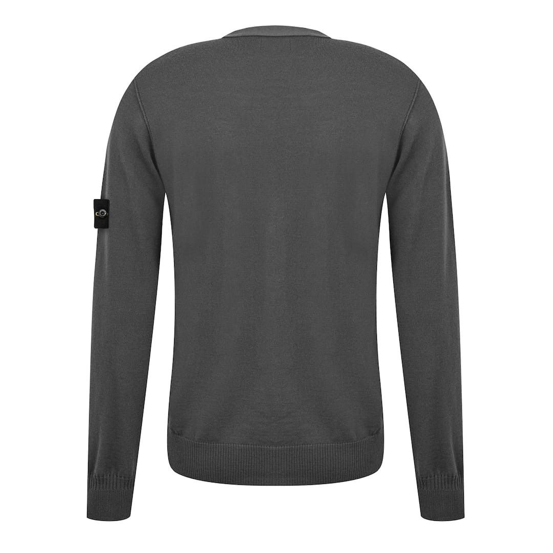 Stone Island o1g2r1mq0526 Patch Wool Cardigan in Grey Size US S / EU 44-46 / 1 - 2 Thumbnail