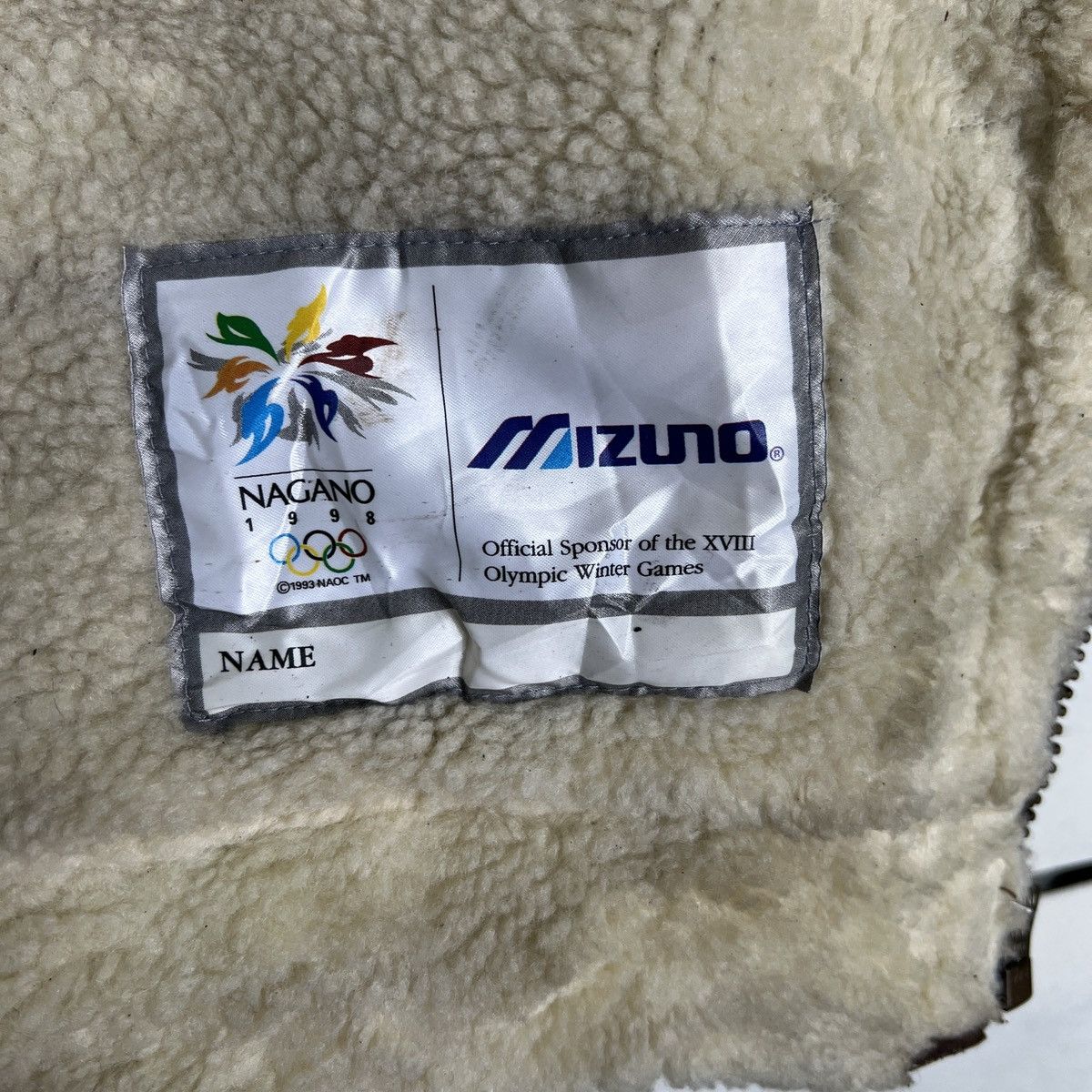 Mizuno ☀️NAGANO JAPAN OLYMPIC 1998 WINTER SHERPA JACKET Size US M / EU 48-50 / 2 - 15 Thumbnail
