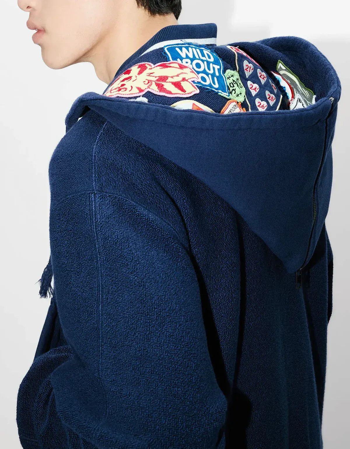 Kenzo Kenzo Badges Blue Embroidered Afterhood Blouson Size US M / EU 48-50 / 2 - 6 Thumbnail