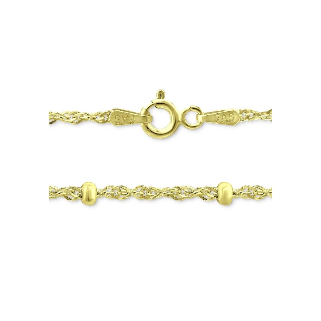 & Other Stories Julia Capri Beaded Italian Bracelet in 18k Gold-Plated. Size ONE SIZE - 3 Thumbnail