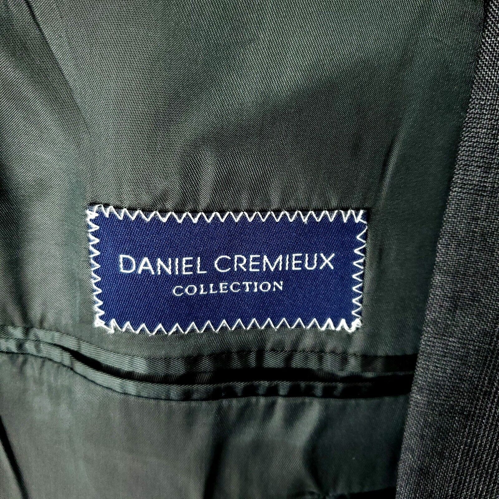 Loro Piana Loro Piana Daniel Cremieux Wool 2 Button Blazer 46L Gray Pla Size 46L - 7 Thumbnail