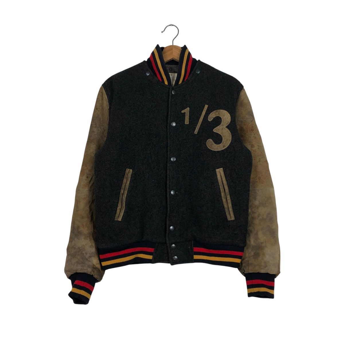 Vintage 🔥VINTAGE VARSITY JACKET LEATHER BCM MADE IN JAPAN Size US M / EU 48-50 / 2 - 3 Thumbnail