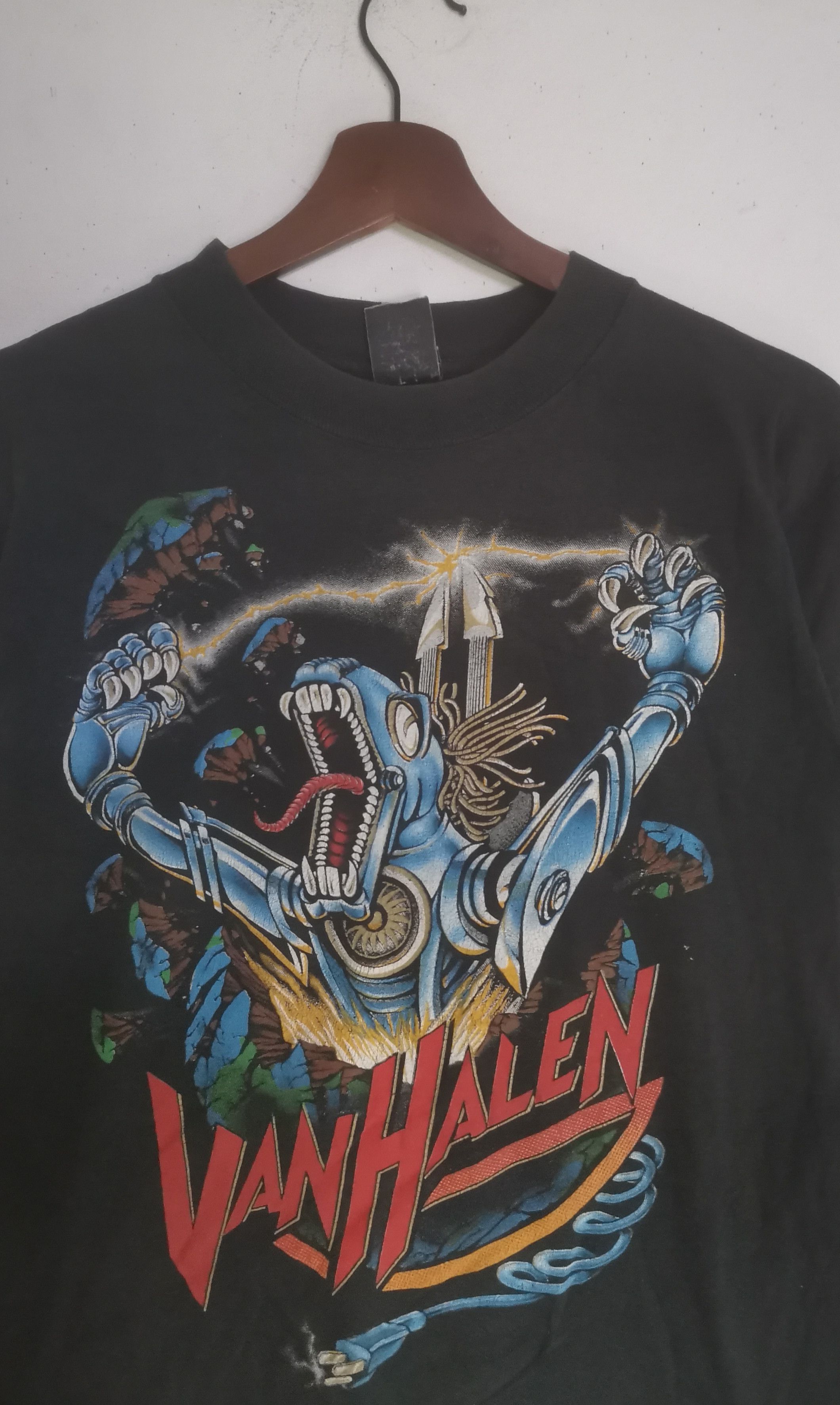 Band Tees × Vintage Rare vintage Van Halen American rock band t-shirt Size US M / EU 48-50 / 2 - 2 Thumbnail