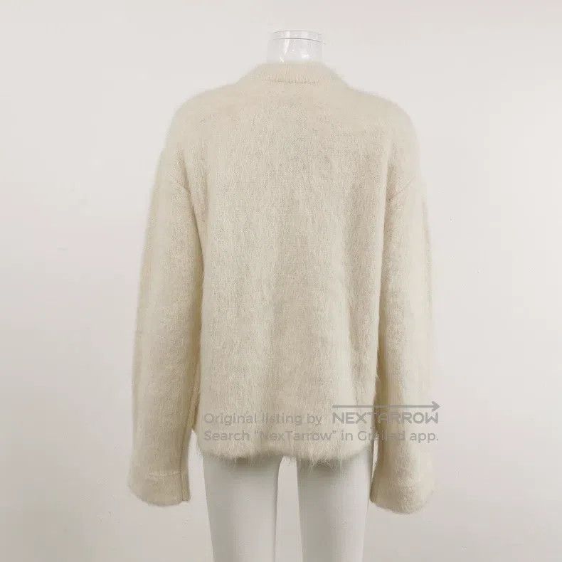 Jil Sander Jil Sander size 38 Ivory Alpaca Knit Cardigan Size M / US 6-8 / IT 42-44 - 2 Thumbnail