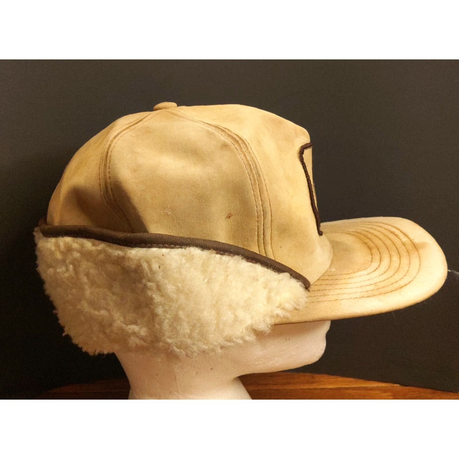 Vintage Vintage Garst Seed Corn Faux Suede Trapper Hat Beige Large L Men Workwear Cap Size US L / EU 52-54 / 3 - 6 Thumbnail
