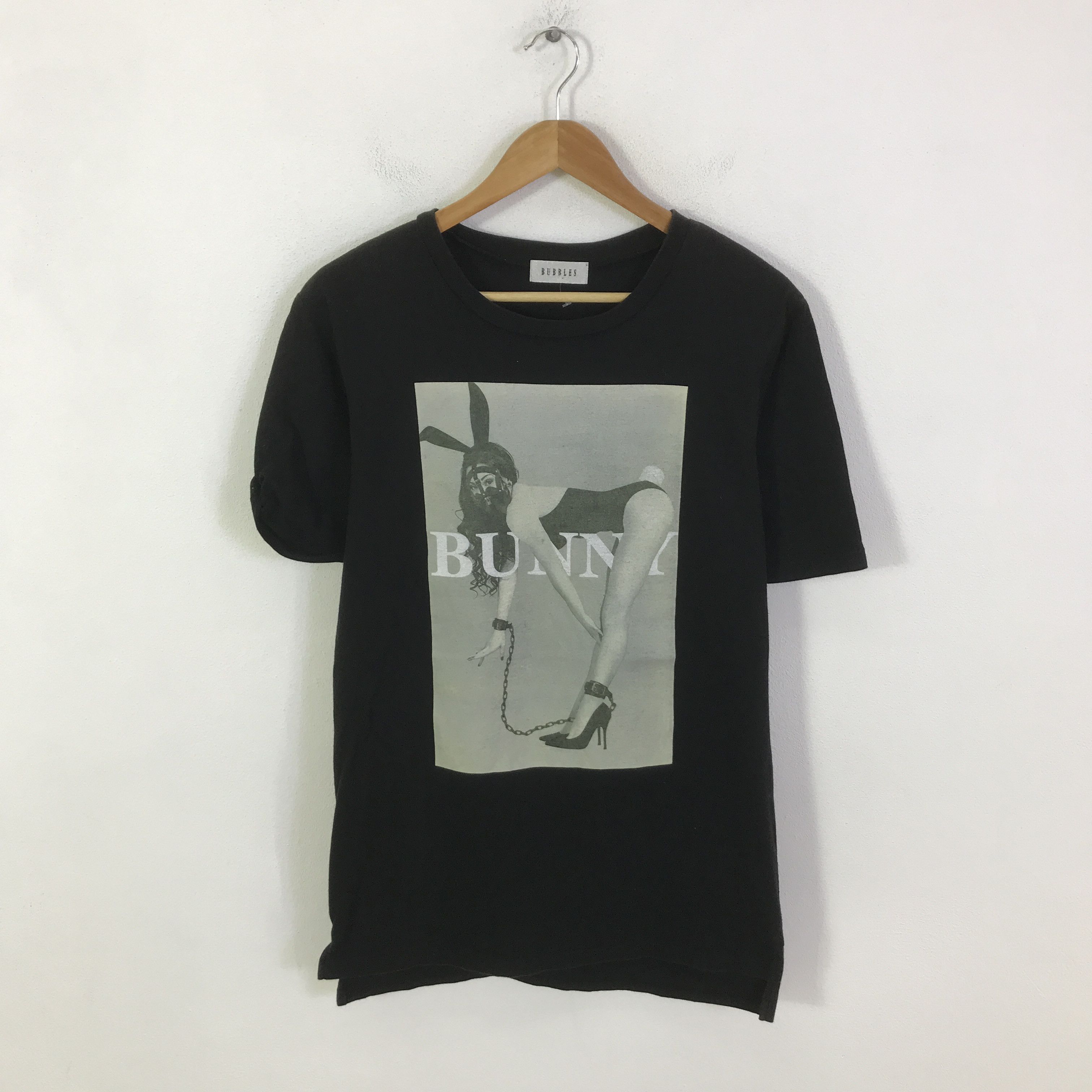 Japanese Brand bunny sexy woman design rare t-shirt K117B8 Size US M / EU 48-50 / 2 - 1 Thumbnail