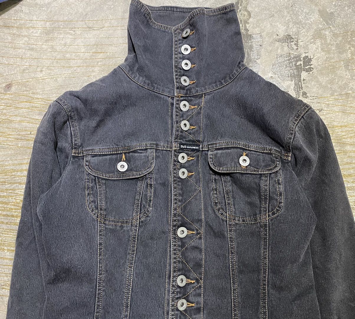 Dolce & Gabbana 1990s Dolce Gabbana Multibutton Quilted denim trucker jacket Size US XS / EU 42 / 0 - 2 Thumbnail
