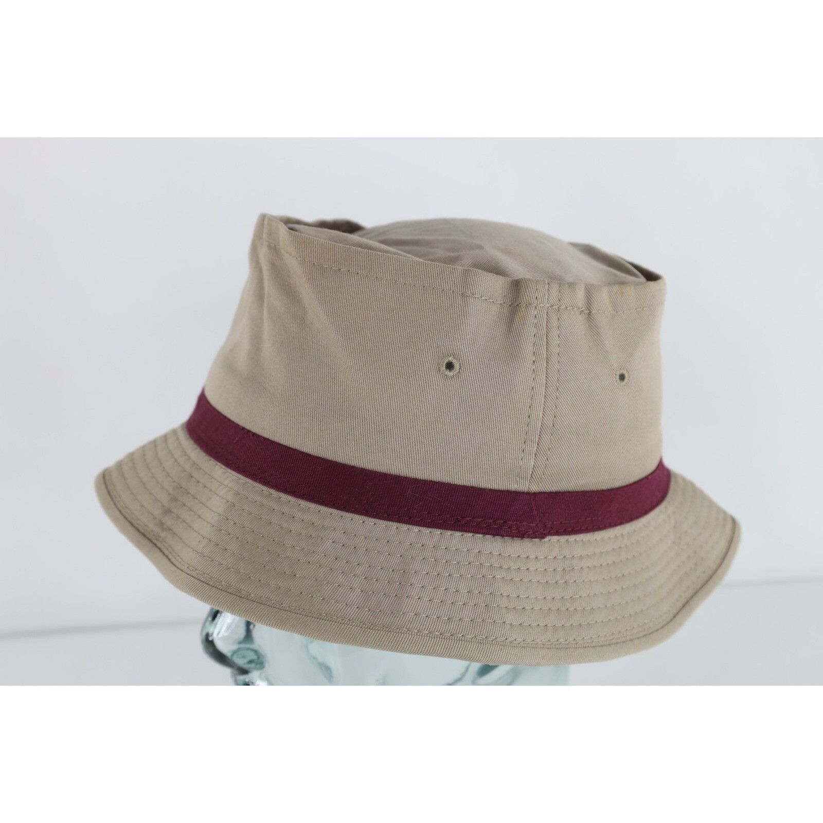 Vintage Vintage 80s 90s Streetwear Striped Roll Top Golf Bucket Hat Size ONE SIZE - 2 Thumbnail
