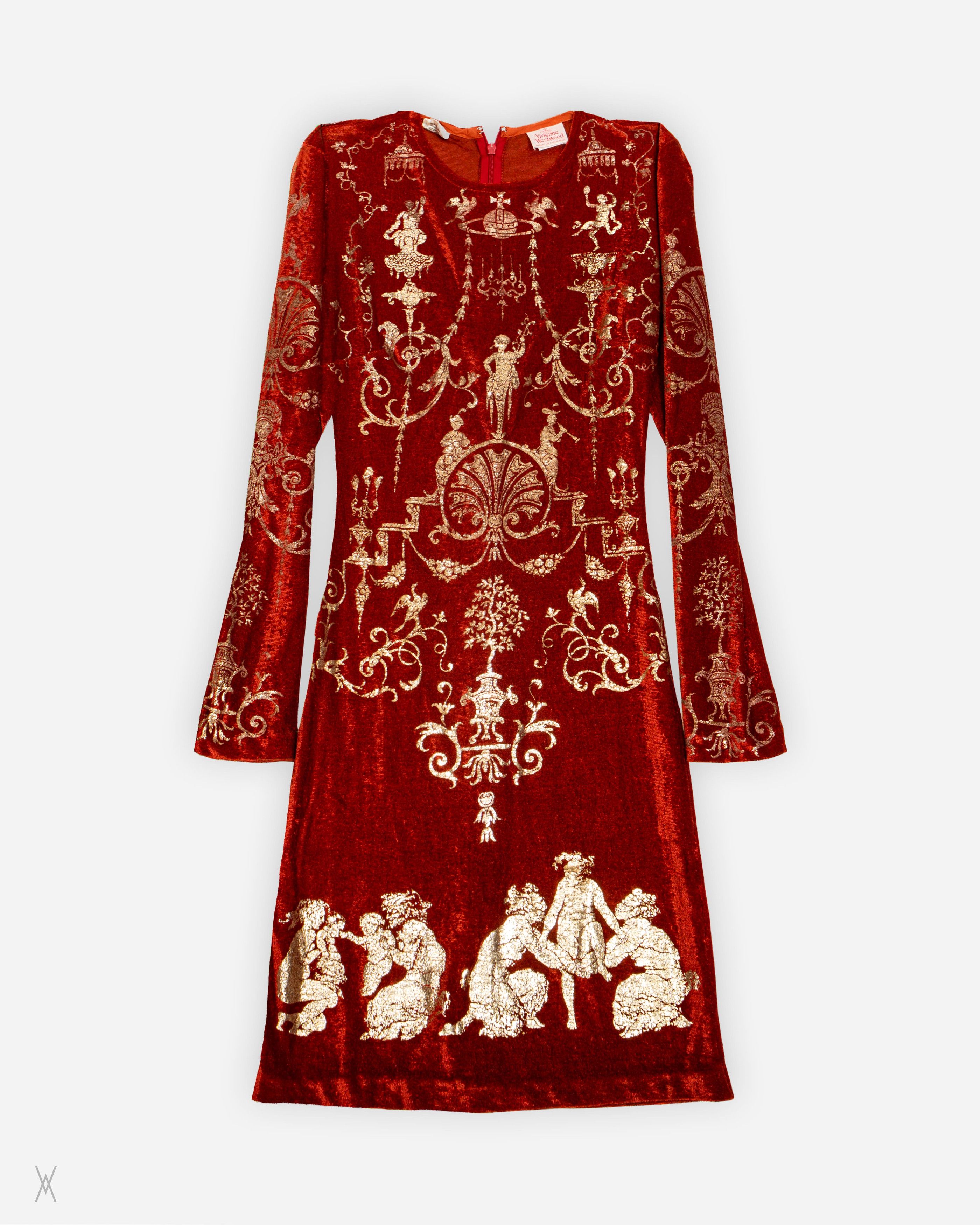 Vivienne Westwood Boulle Velvet Dress — Autumn/Winter 1990–1991 Size M / US 6-8 / IT 42-44 - 2 Thumbnail