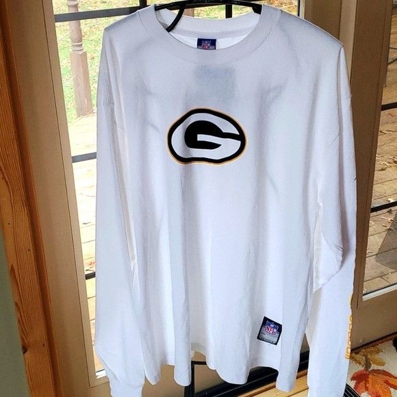 NFL NFL Reebok Team Apparel Long Sleeve White GREEN BAY Graphic Size US L / EU 52-54 / 3 - 1 Thumbnail