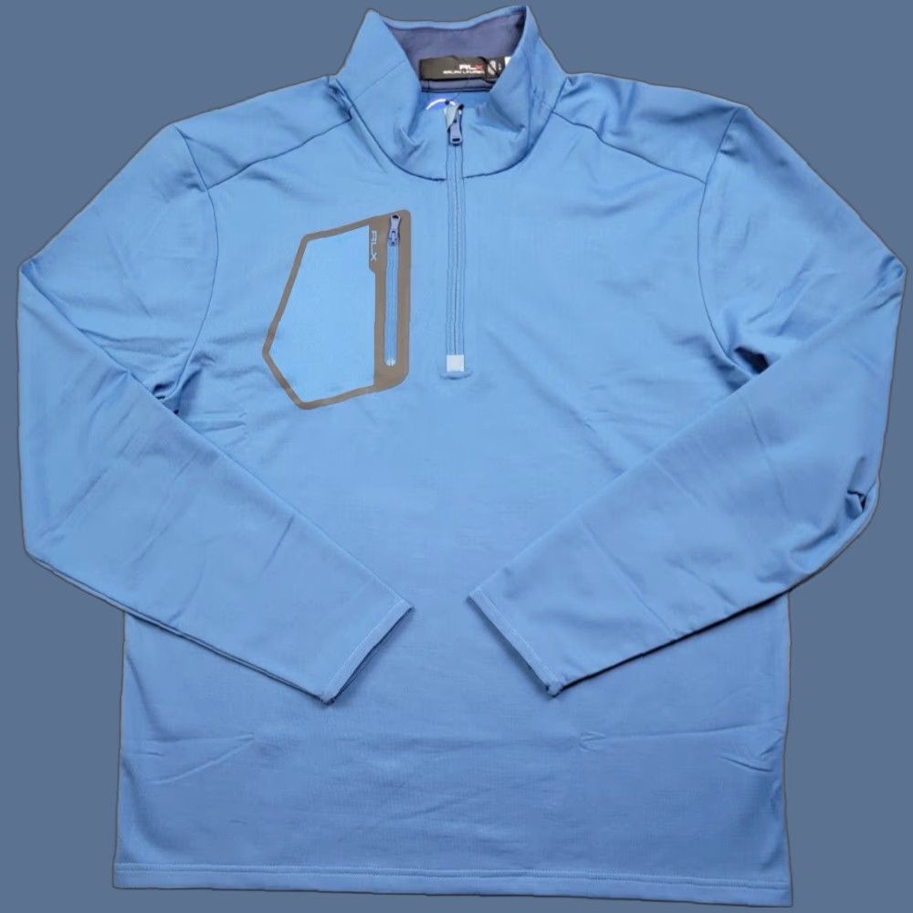 RLX Ralph Lauren RLX Ralph Lauren Shirt Mens Large Blue 1/4 Zip Long Sleeve Golf Pullover NWT Size US L / EU 52-54 / 3 - 1 Thumbnail