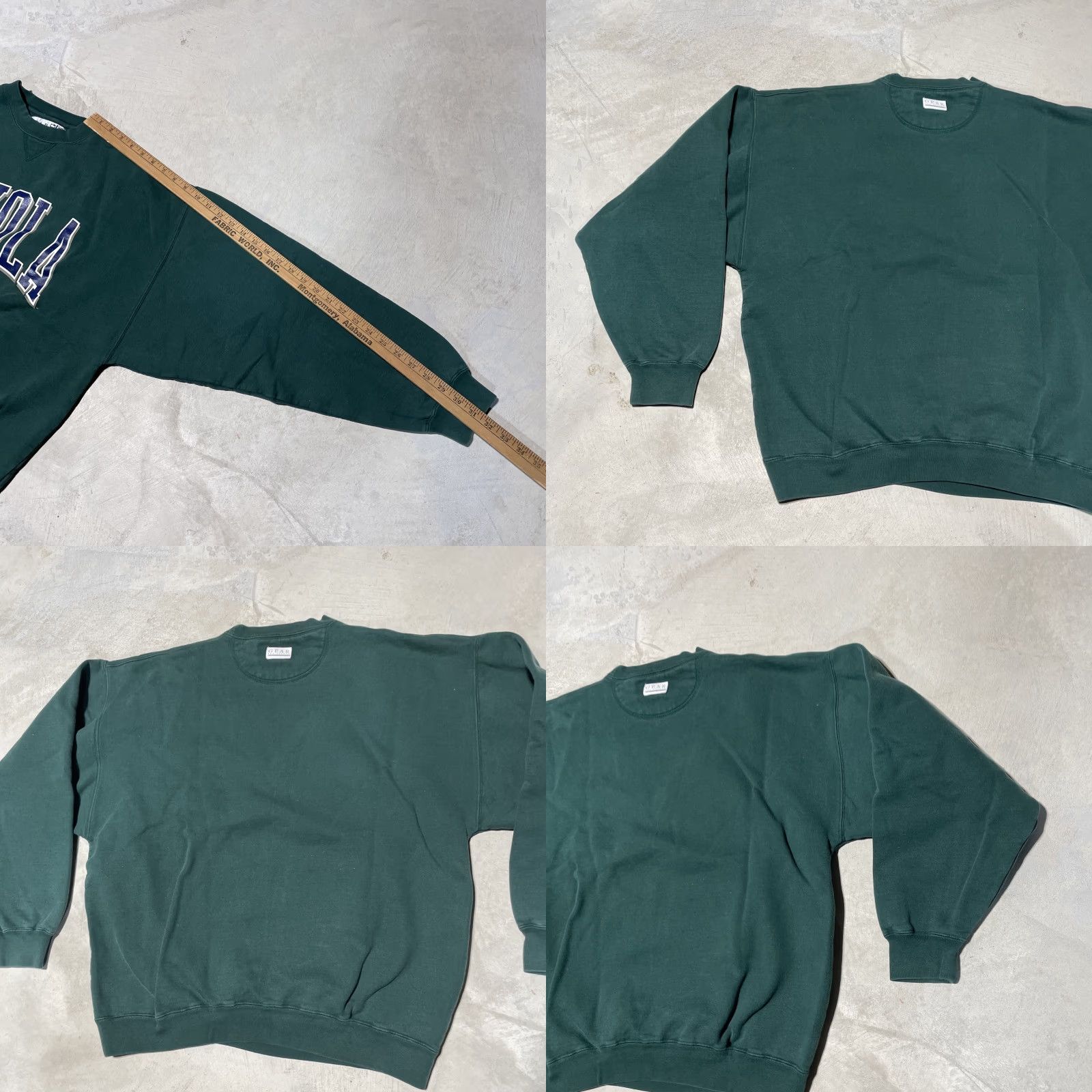 Vintage VINTAGE Loyola University Chicago Sweatshirt Green Crewneck XL Gear For Sports Shirt Mens 90s University NCAA Varsity Size US XL / EU 56 / 4 - 8 Thumbnail