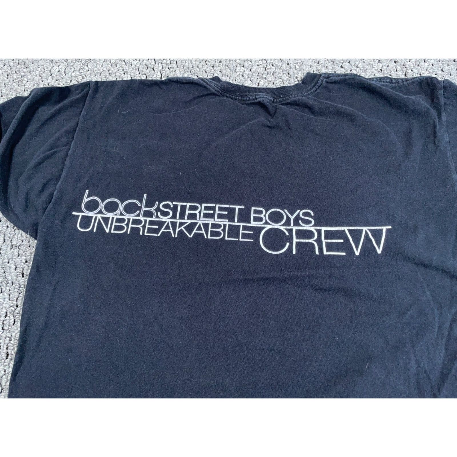 Etro VINTAGE Backstreet Boys Crew T-Shirt Adult XL Black 90s Music Retro Cotton Unisex Size US XL / EU 56 / 4 - 4 Thumbnail