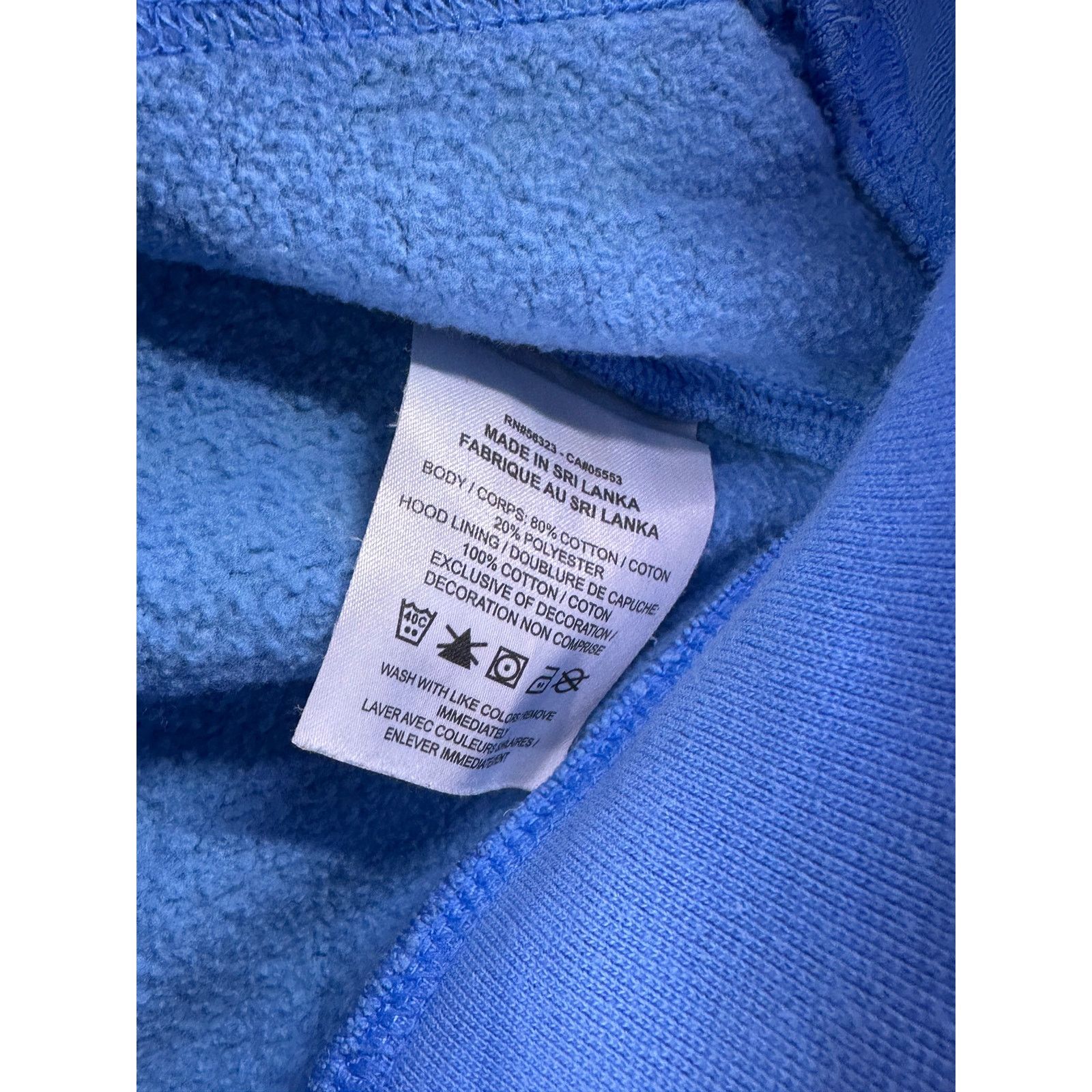 Nike Vintage Nike Light Blue Hoodie Size Medium Size US M / EU 48-50 / 2 - 8 Thumbnail