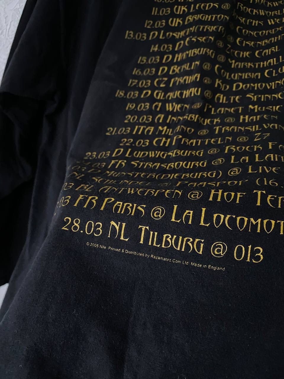Band Tees Vintage Nile Annihilation of the Wicked 2005 Tour Longsleeve Size US XL / EU 56 / 4 - 9 Thumbnail