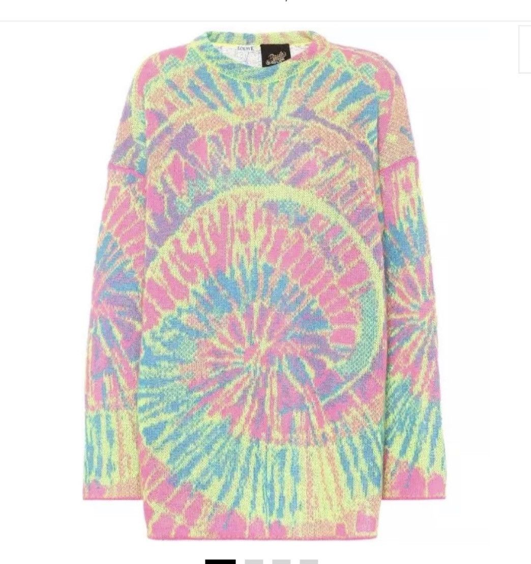 Loewe Paula's Ibiza Tie-Dye Jacquard Sweater Size US S / EU 44-46 / 1 - 9 Thumbnail