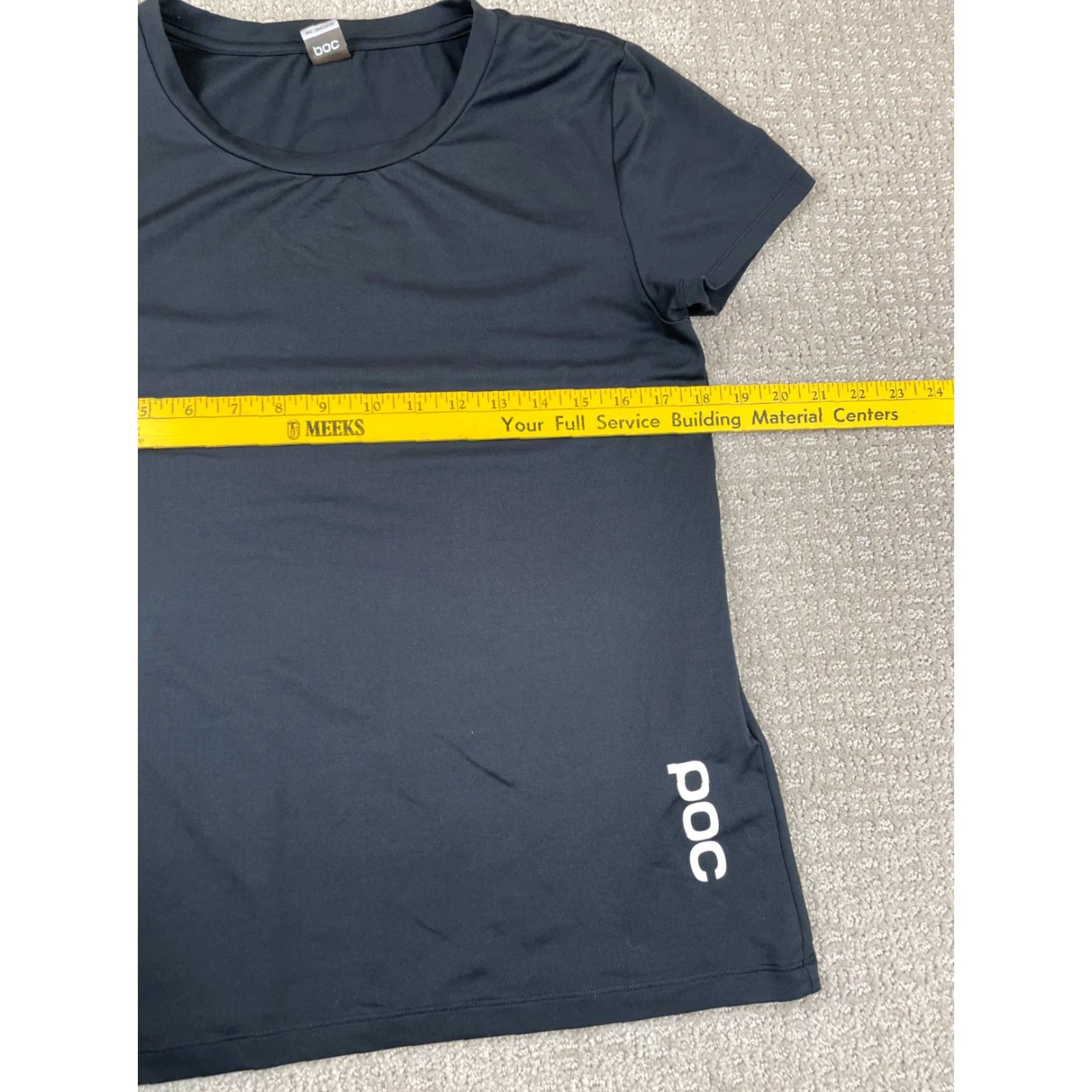 Vintage POC T Shirt Womens Medium Back Short Sleeve Tee Performance Stretch Cycling Shirt Women's Black M Size M / US 6-8 / IT 42-44 - 3 Thumbnail