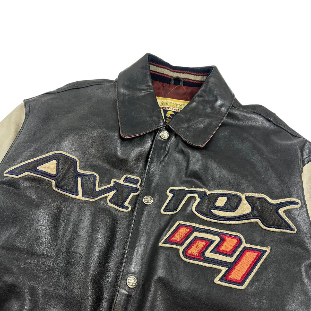 Avirex Vintage Avirex Hockey All Star Goalers Leather Jacket Medium Size US M / EU 48-50 / 2 - 3 Thumbnail
