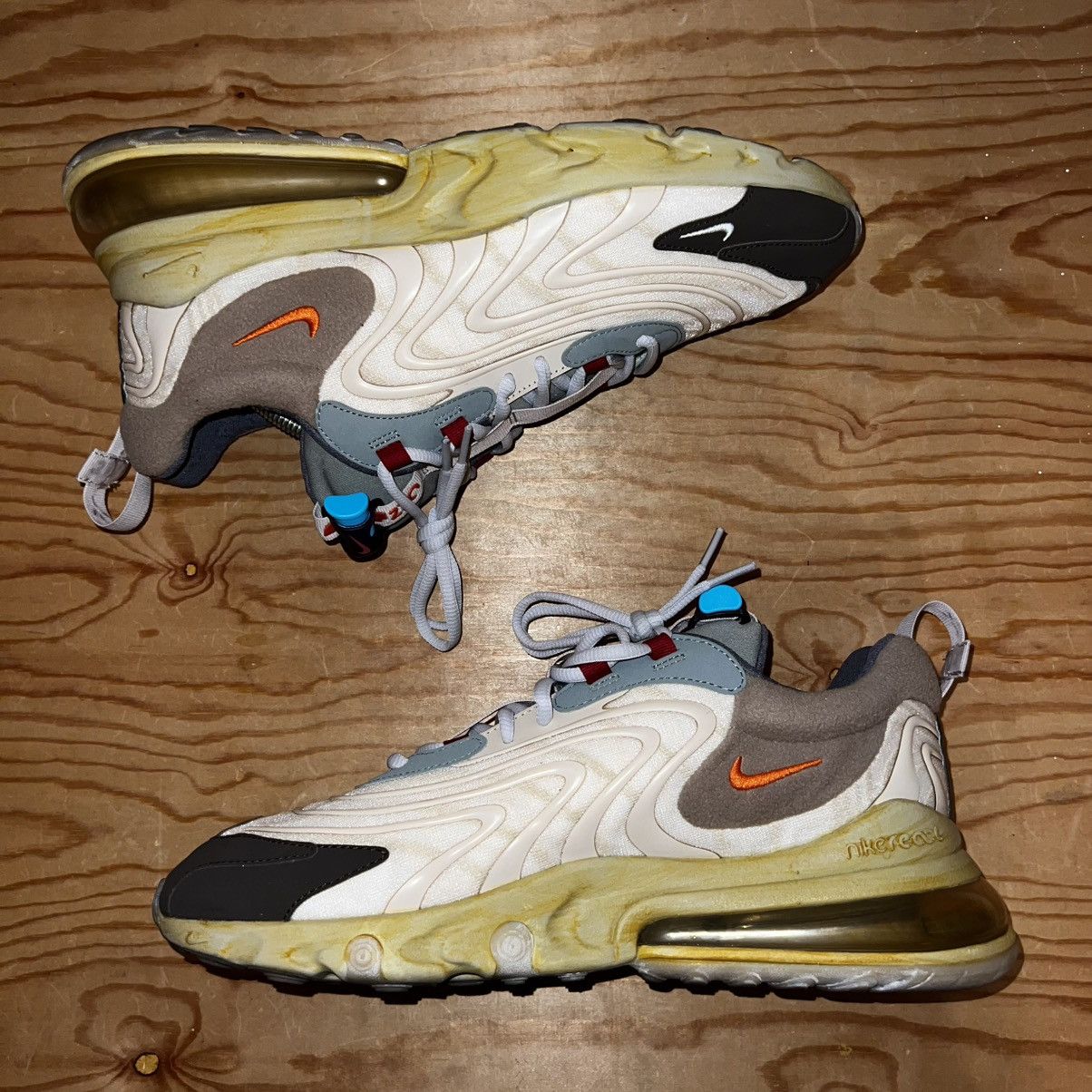 Nike × Travis Scott NIKE TRAVIS SCOTT AIR MAX 270 REACT ENG CACTUS TRAILS SHOES Size US 11.5 / EU 44-45 - 3 Thumbnail