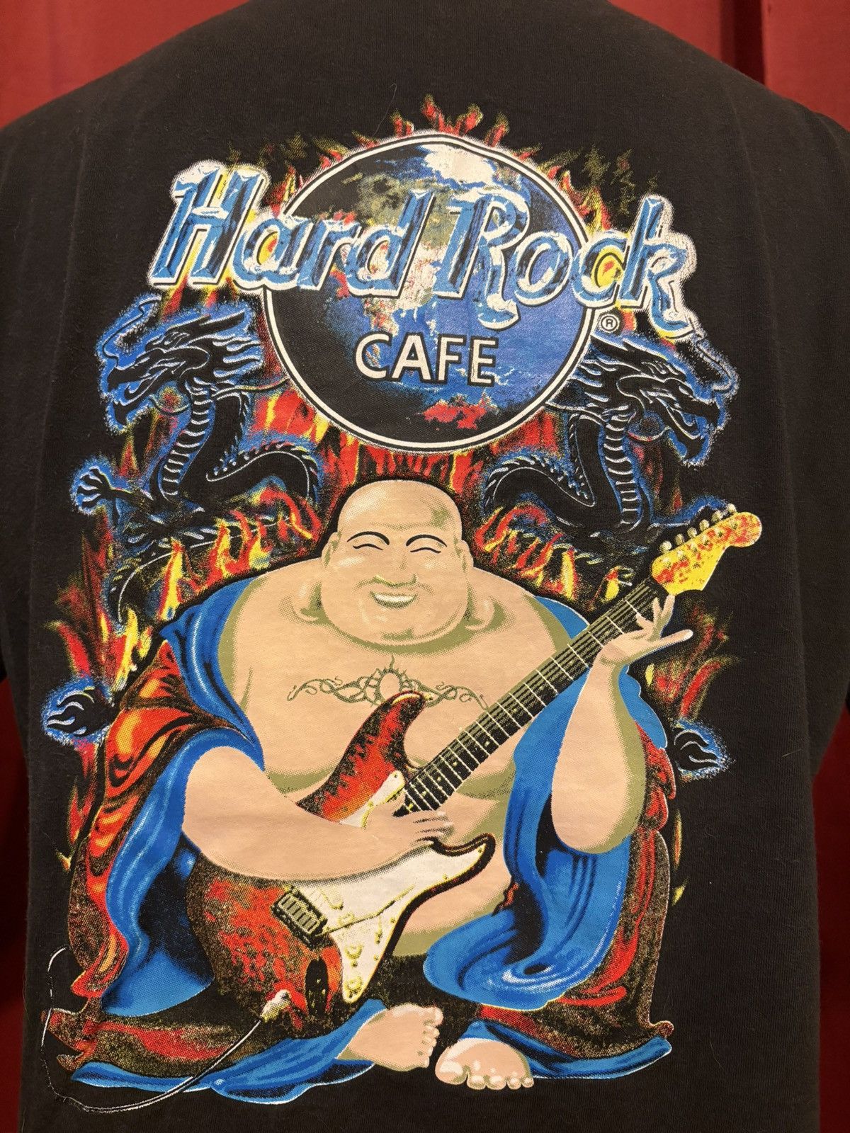 Hard Rock Cafe Vintage Hard Rock Cafe Tshirt 90’s Hong Kong Buddha Grail Size US L / EU 52-54 / 3 - 5 Thumbnail