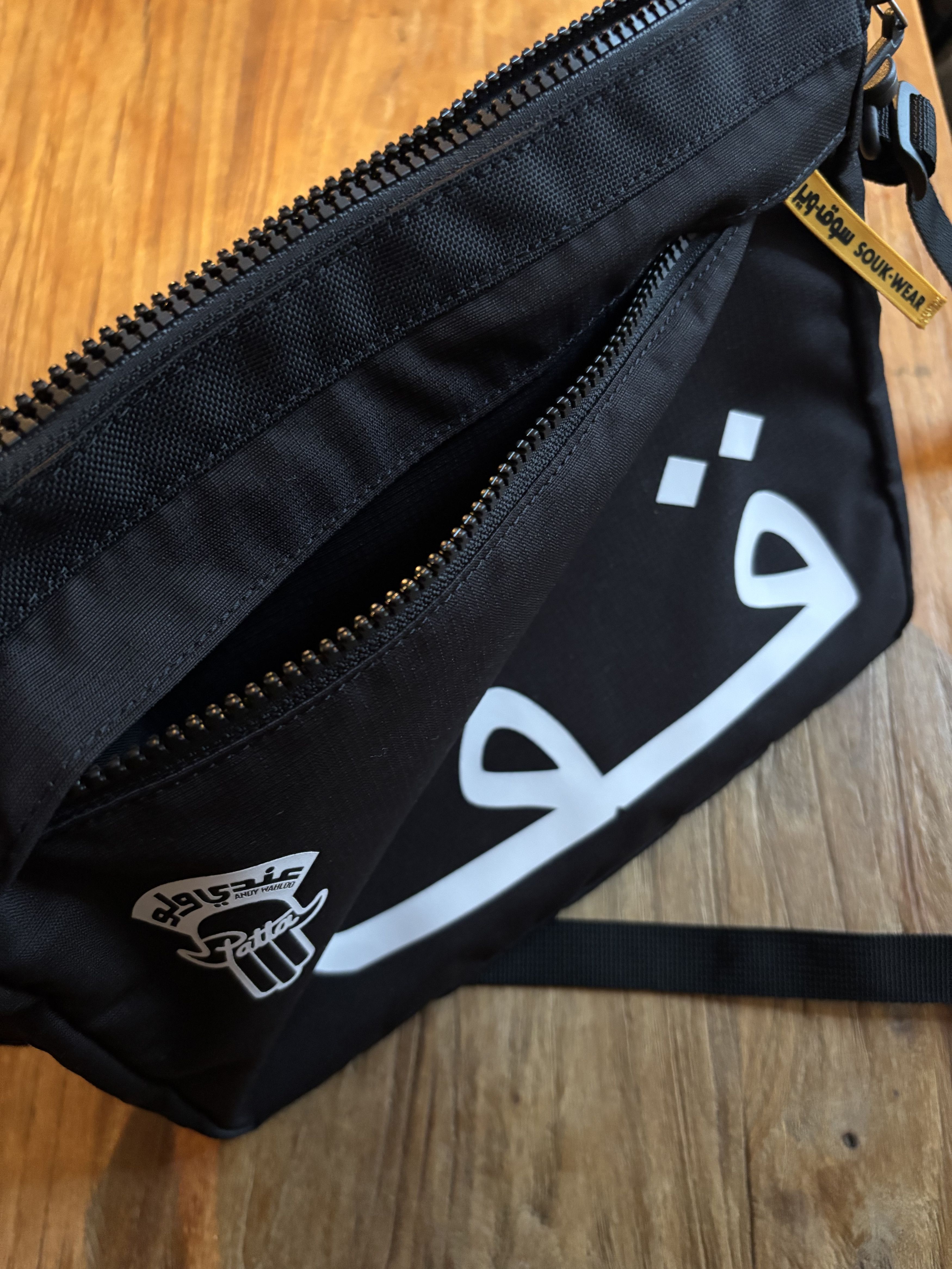 Patta Patta x Andy Wahloo black shoulder bag Size ONE SIZE - 5 Thumbnail