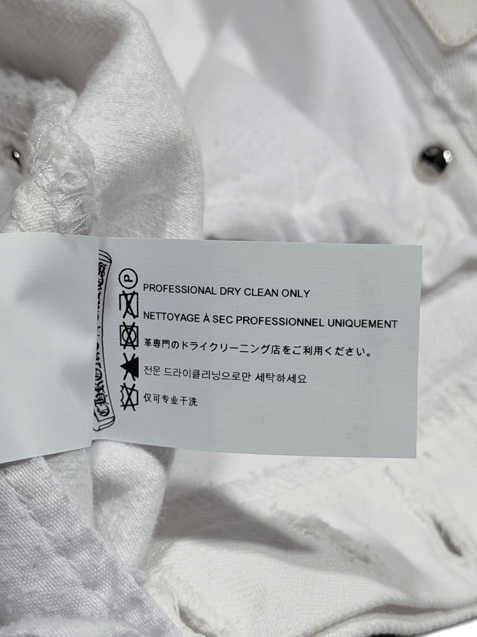 Chrome Hearts Cheetah Cross Patch Levi's Vintage White Jeans Size US 34 / EU 50 - 18 Thumbnail