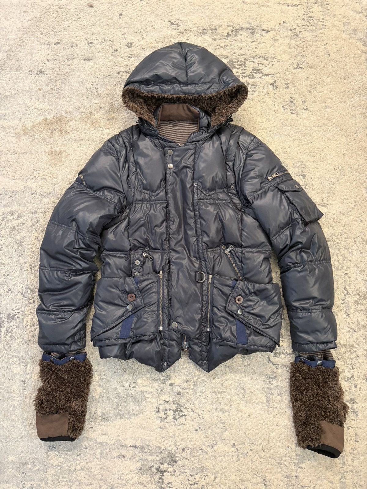 PPFM Puffer Down Jacket Sherpa Detachable Vest Size US M / EU 48-50 / 2 - 1 Thumbnail