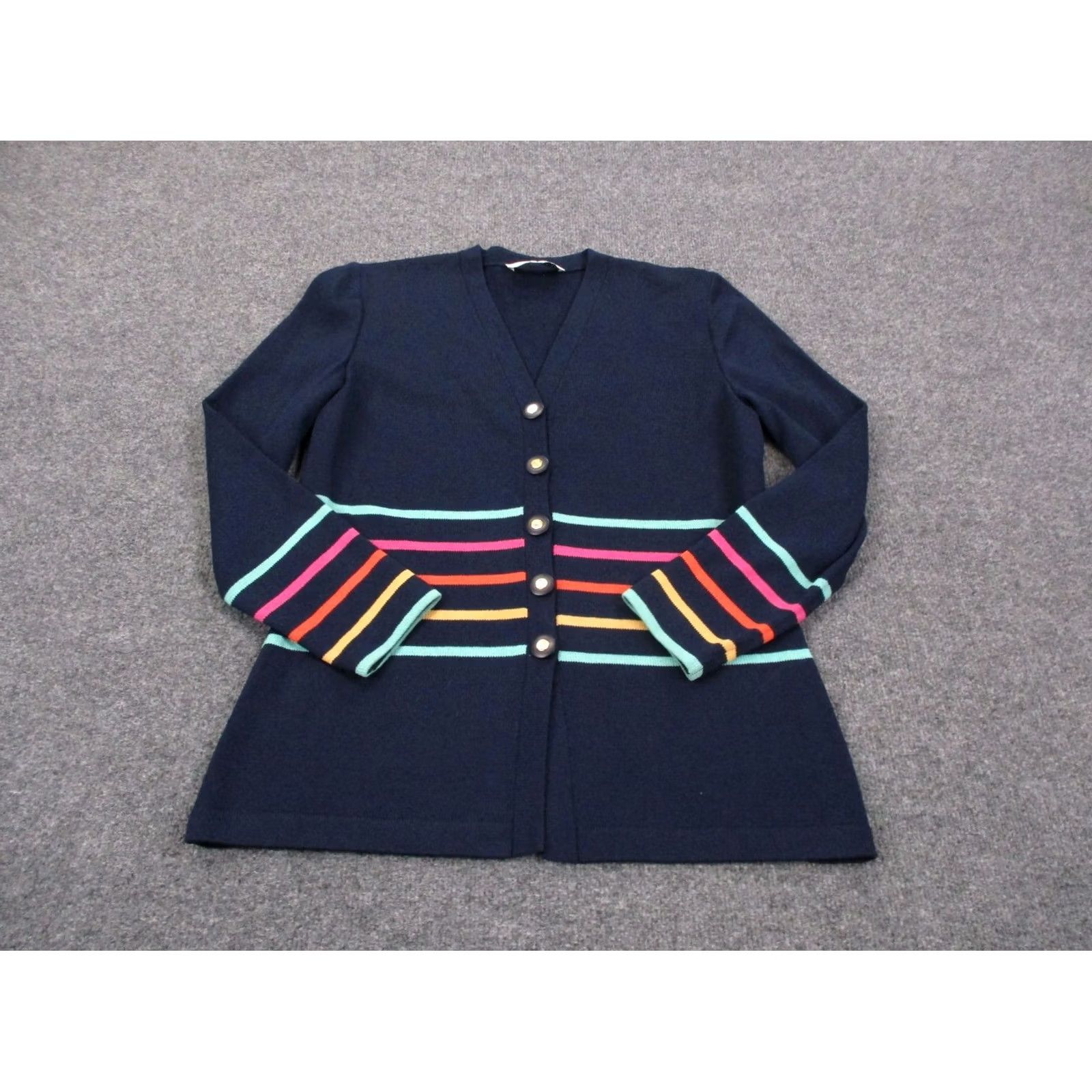 St. John St John Jacket Women 6 Knit Multicolor Wool Plaid Windbreaker Clothing Outdoors Mens Womens Size M / US 6-8 / IT 42-44 - 2 Thumbnail