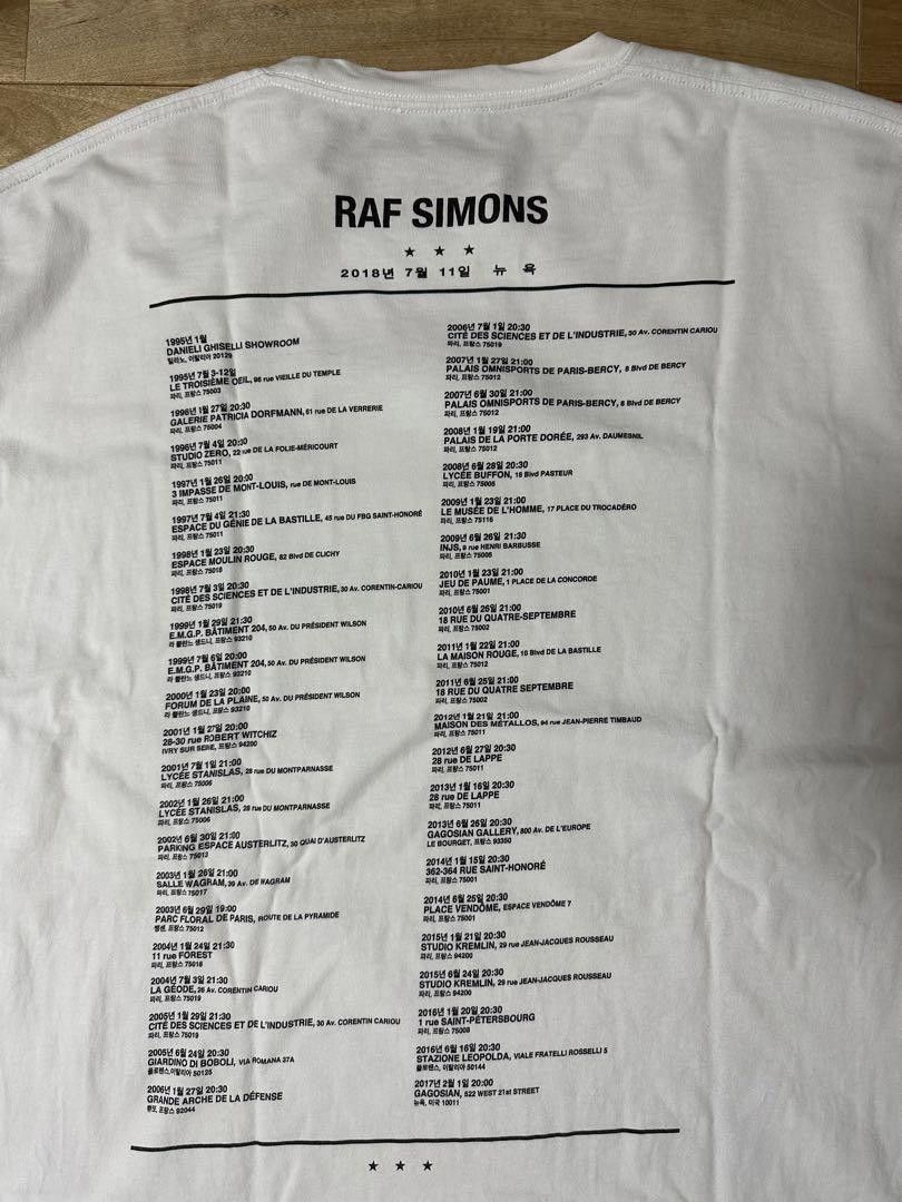 Raf Simons Korean Tour Tee Size US M / EU 48-50 / 2 - 2 Thumbnail