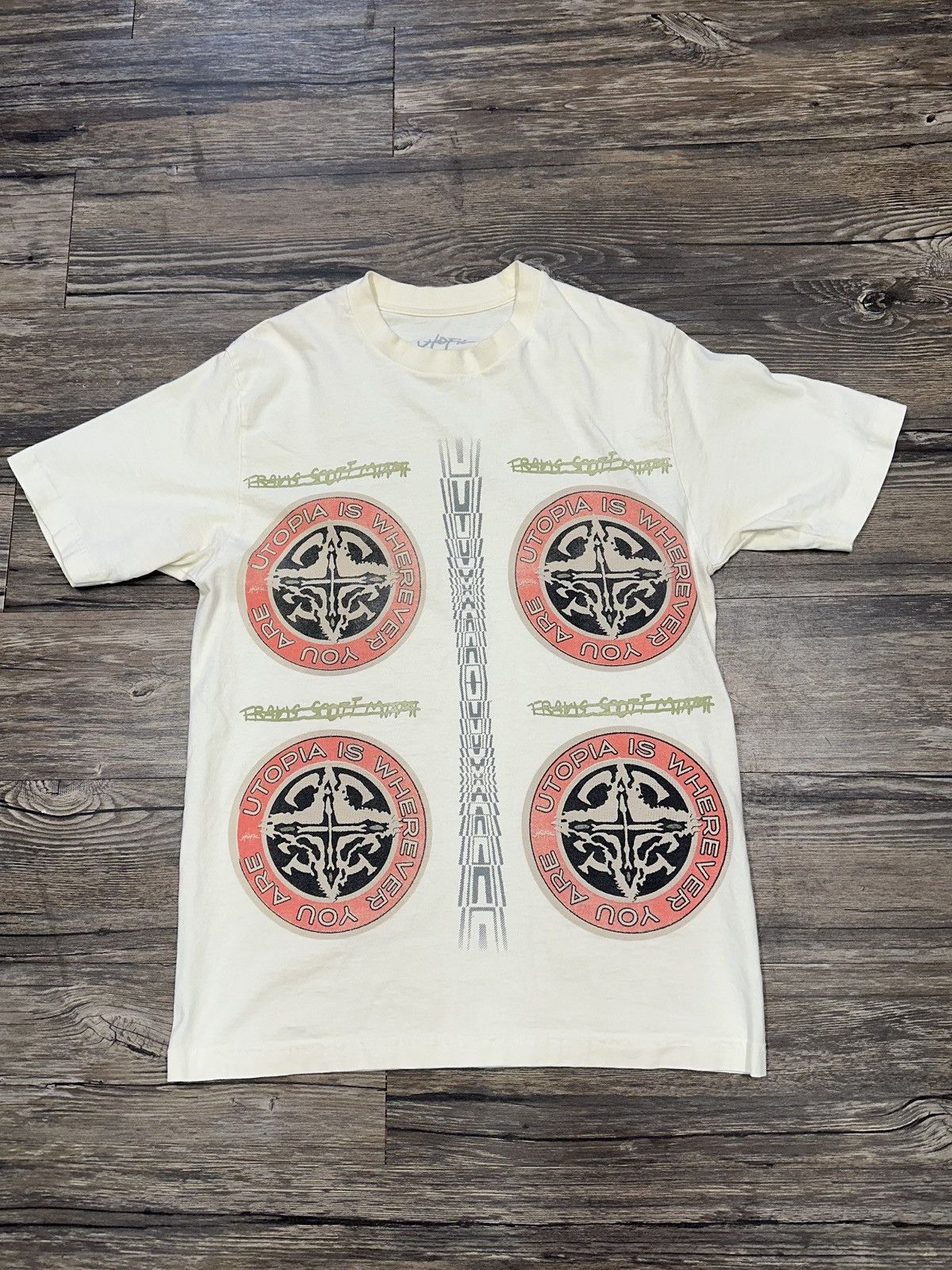 Band Tees × Travis Scott Travis Scott “Utopia Where You Are” T-Shirt Size US M / EU 48-50 / 2 - 1 Thumbnail