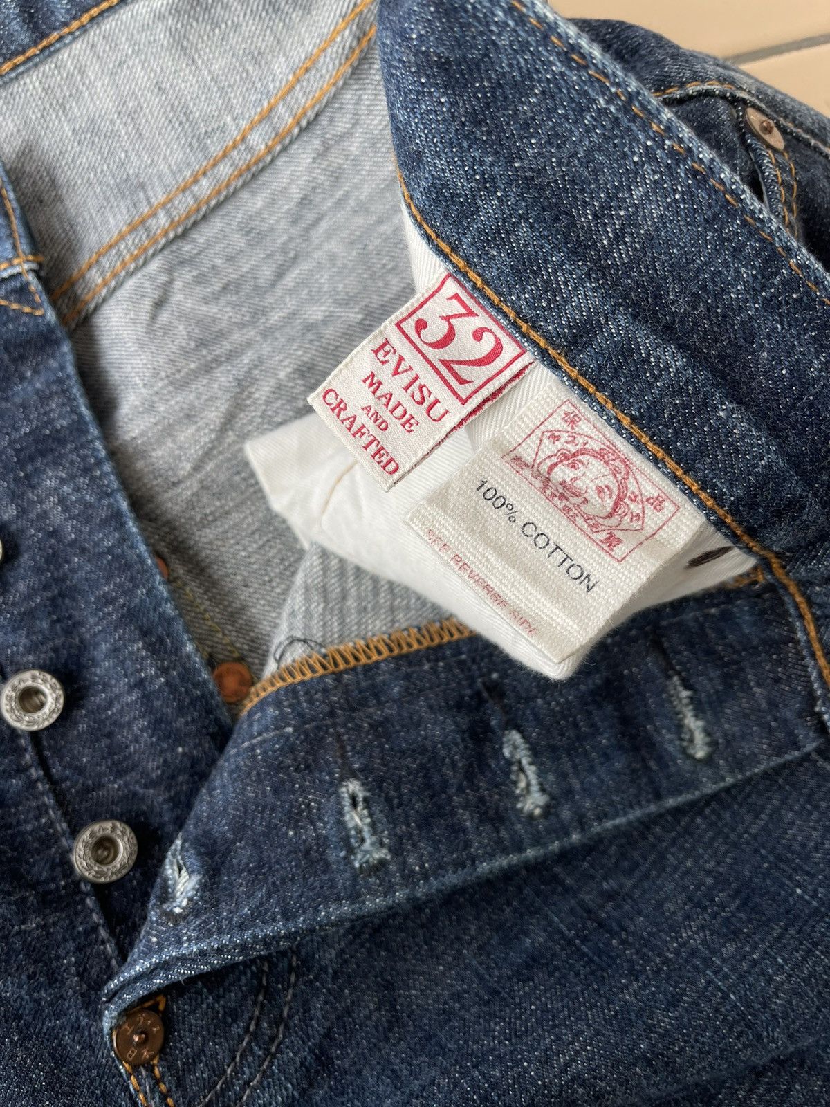 Evisu Vintage evisu Multi pocket Denime selvedge jeans Size US 32 / EU 48 - 14 Thumbnail