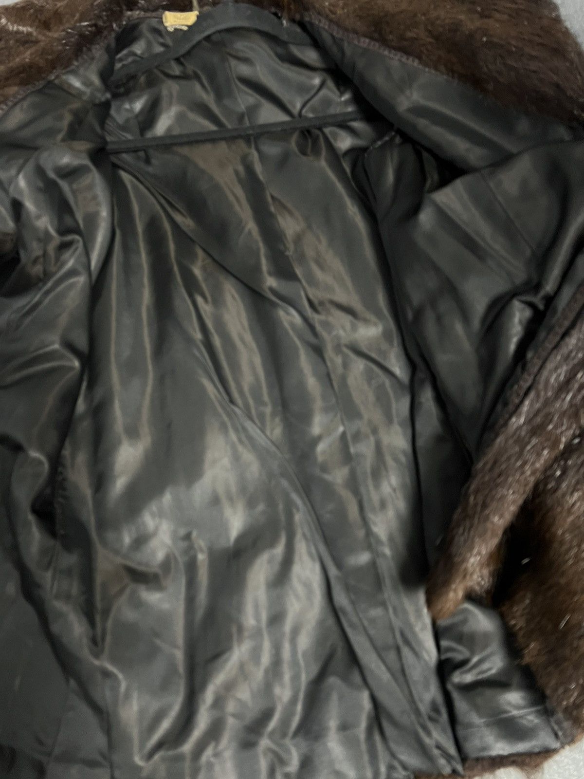 Other Brown mink fur jacket M handcrafted in italy Size M / US 6-8 / IT 42-44 - 3 Thumbnail