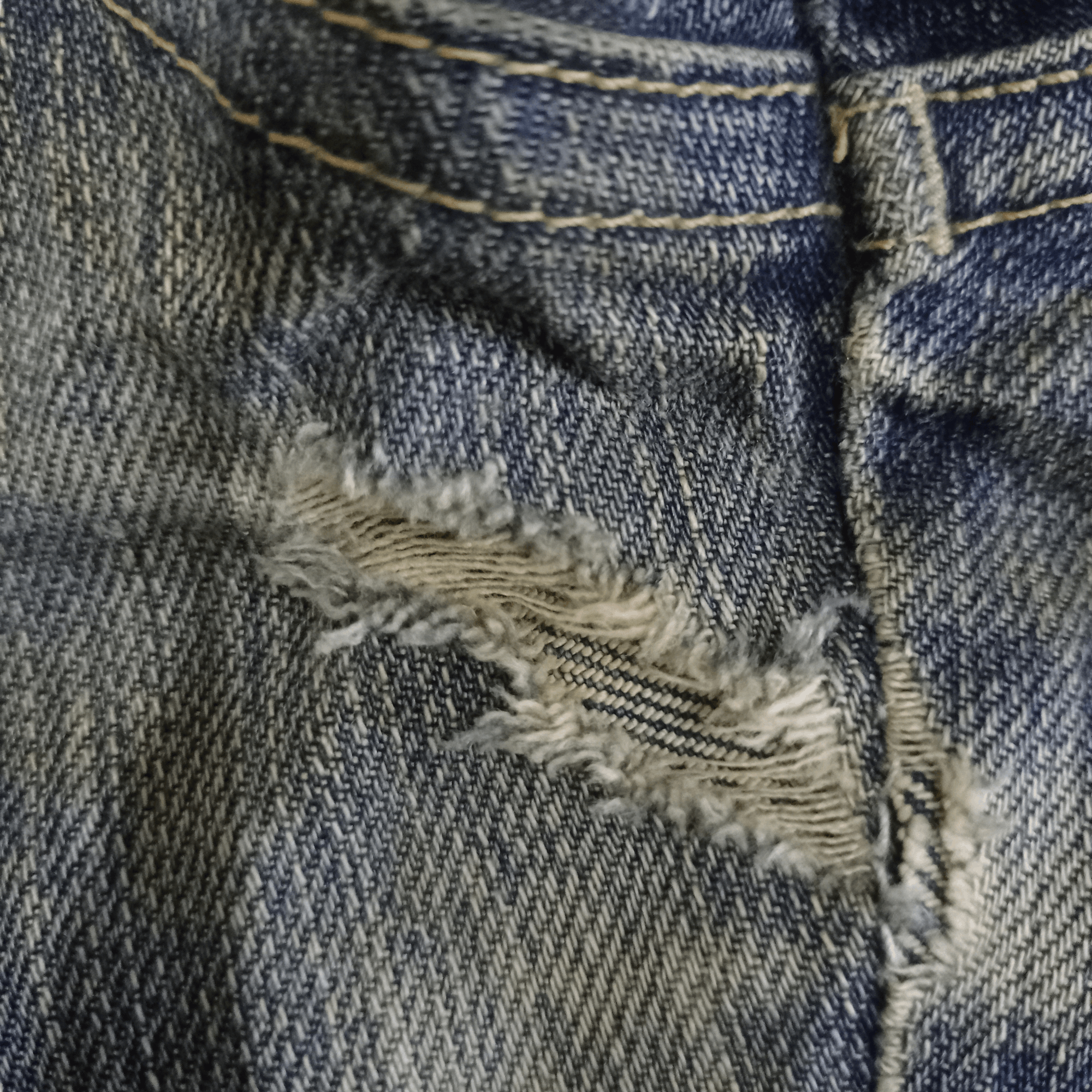 Edwin × Japanese Brand Vintage Japanese Edwin Mud Wash Ripped Style Flare Jeans Size US 29 - 8 Thumbnail