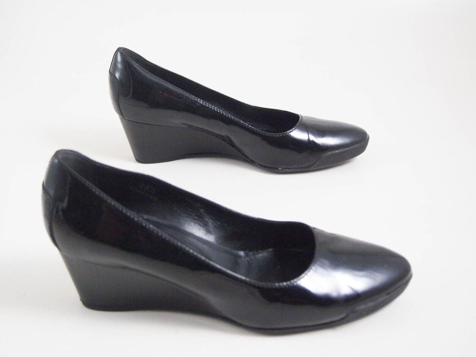 Tod's Tod's Wedge Pumps Black Patent Leather US 6.5 EU 36.5 $580 Size US 6.5 / IT 36.5 - 5 Thumbnail
