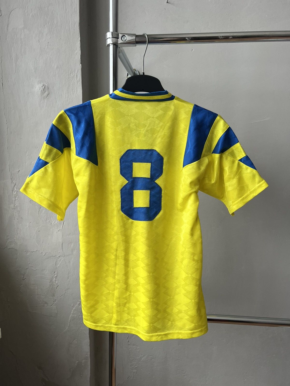 Vintage 1991/93 FENERBAHCE HOME RETRO REPLICA #8 SOCCER JERSEY SHIRT Size US M / EU 48-50 / 2 - 14 Thumbnail