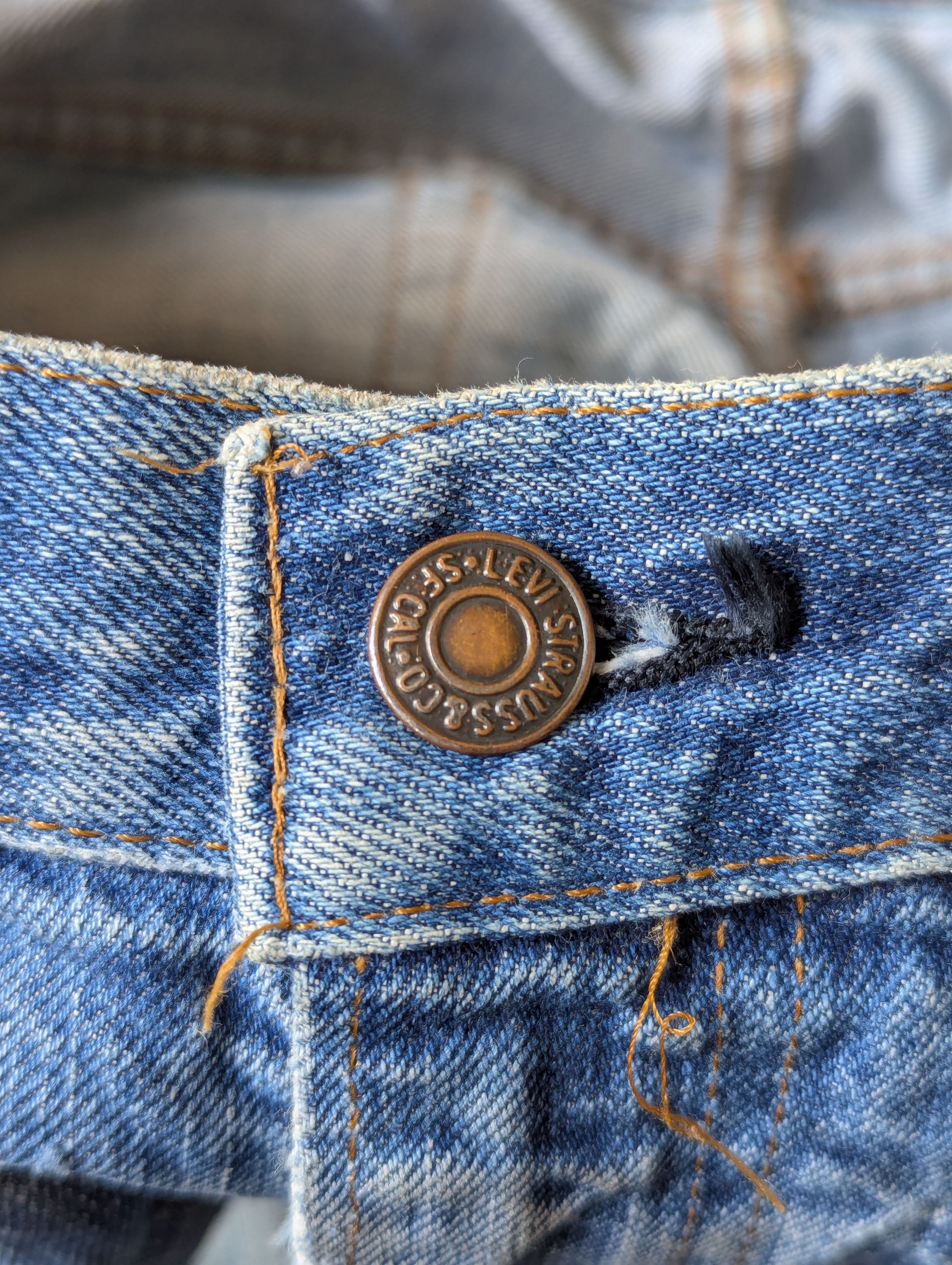Levi's DISTRESSED 70/80s LEVIS 517 ZIP TALON 42 BUTTON NO 2 RED TAB Size US 34 / EU 50 - 15 Thumbnail
