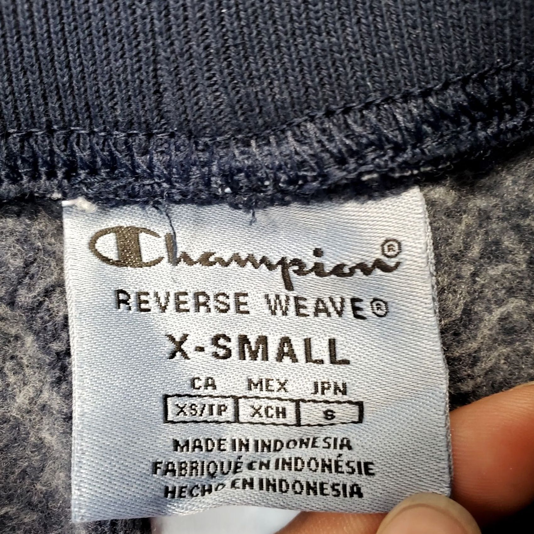Champion Champion Women's XS Blue Jogger Pants - Fleece Lined Reverse Weave, Elastic Waist, Pockets, 29.25" Inseam, Tapered Leg, Cotton, Casual Activewear Size 26" / US 2 / IT 38 - 7 Thumbnail