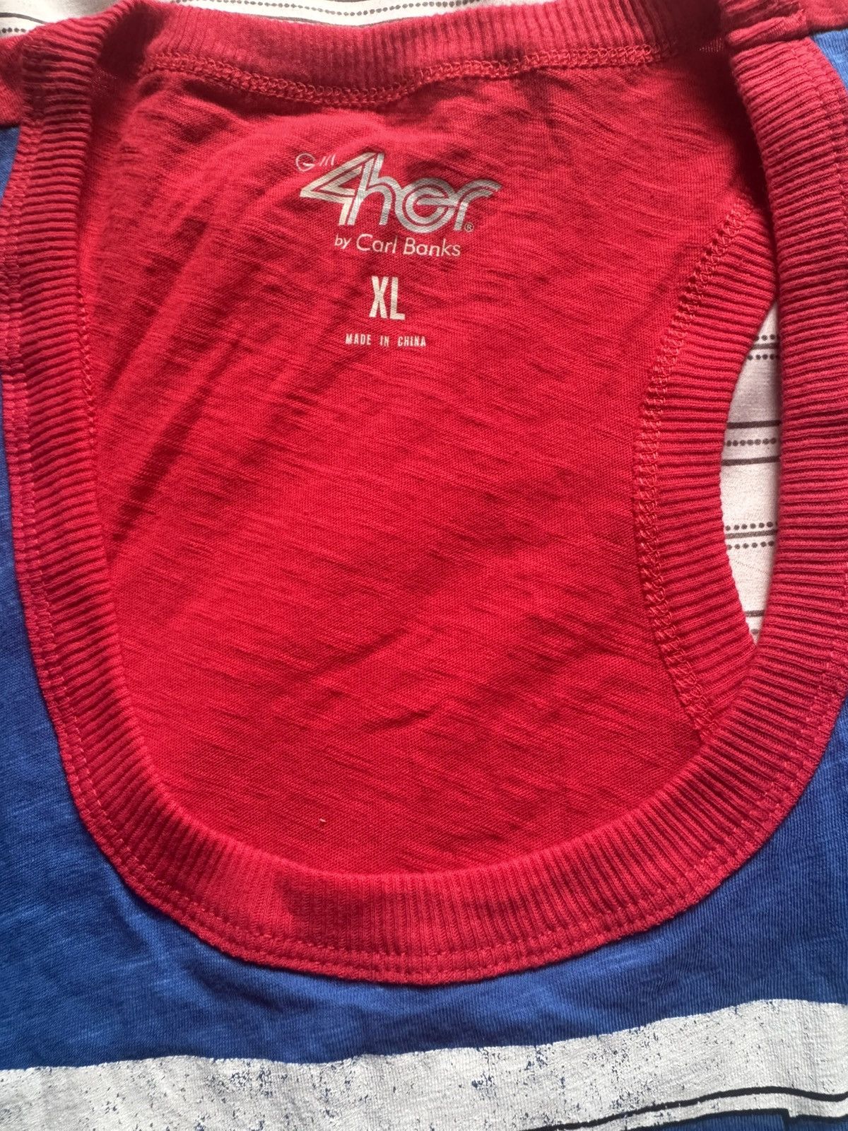 NBA G-III 4her Brooklyn Nets Tank Top XL Red Blue Retro Logo NBA Size XL / US 12-14 / IT 48-50 - 4 Thumbnail