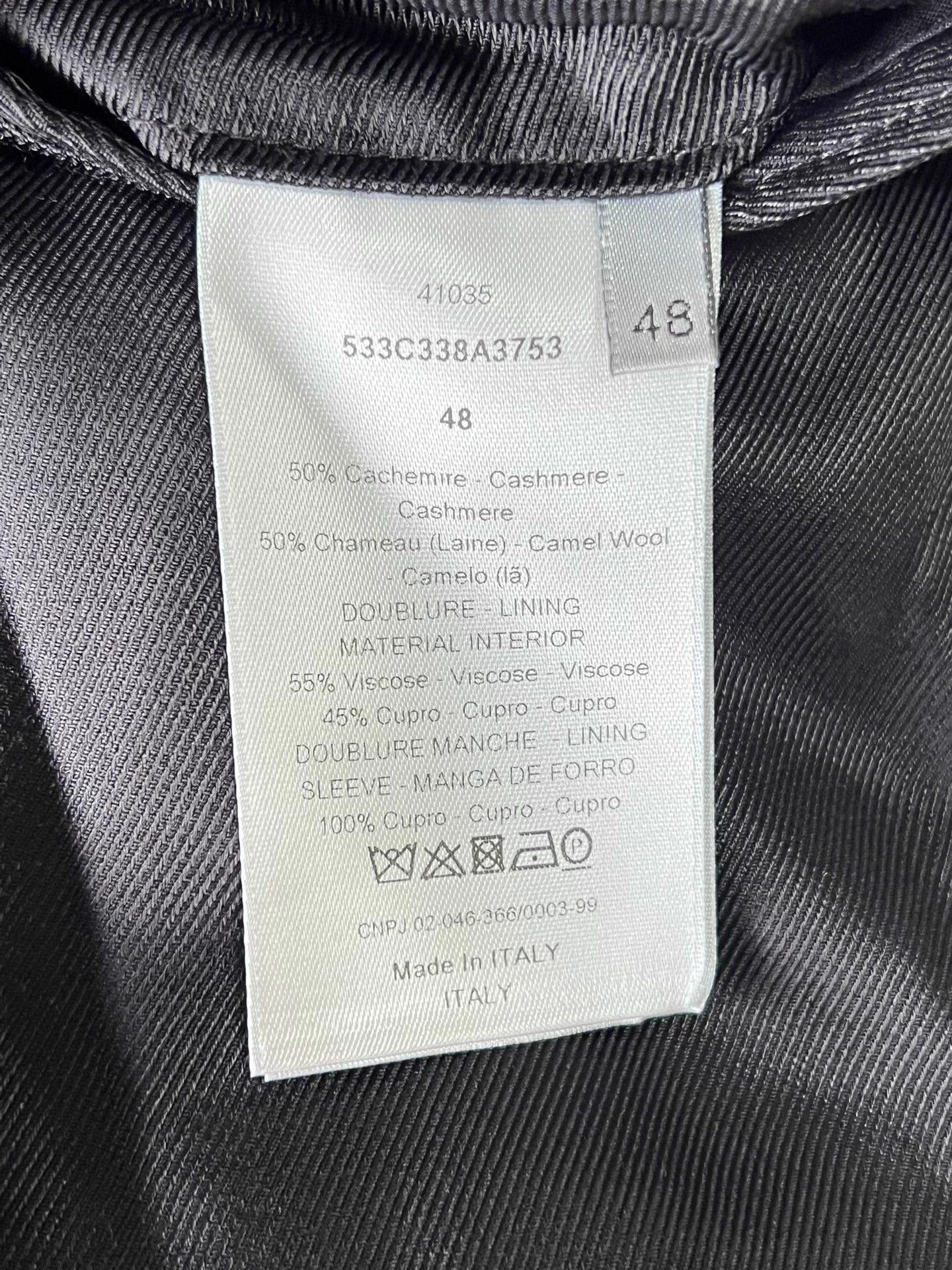 Dior Dior Men's Classic Gray Long Coat IT48 Size US M / EU 48-50 / 2 - 7 Thumbnail