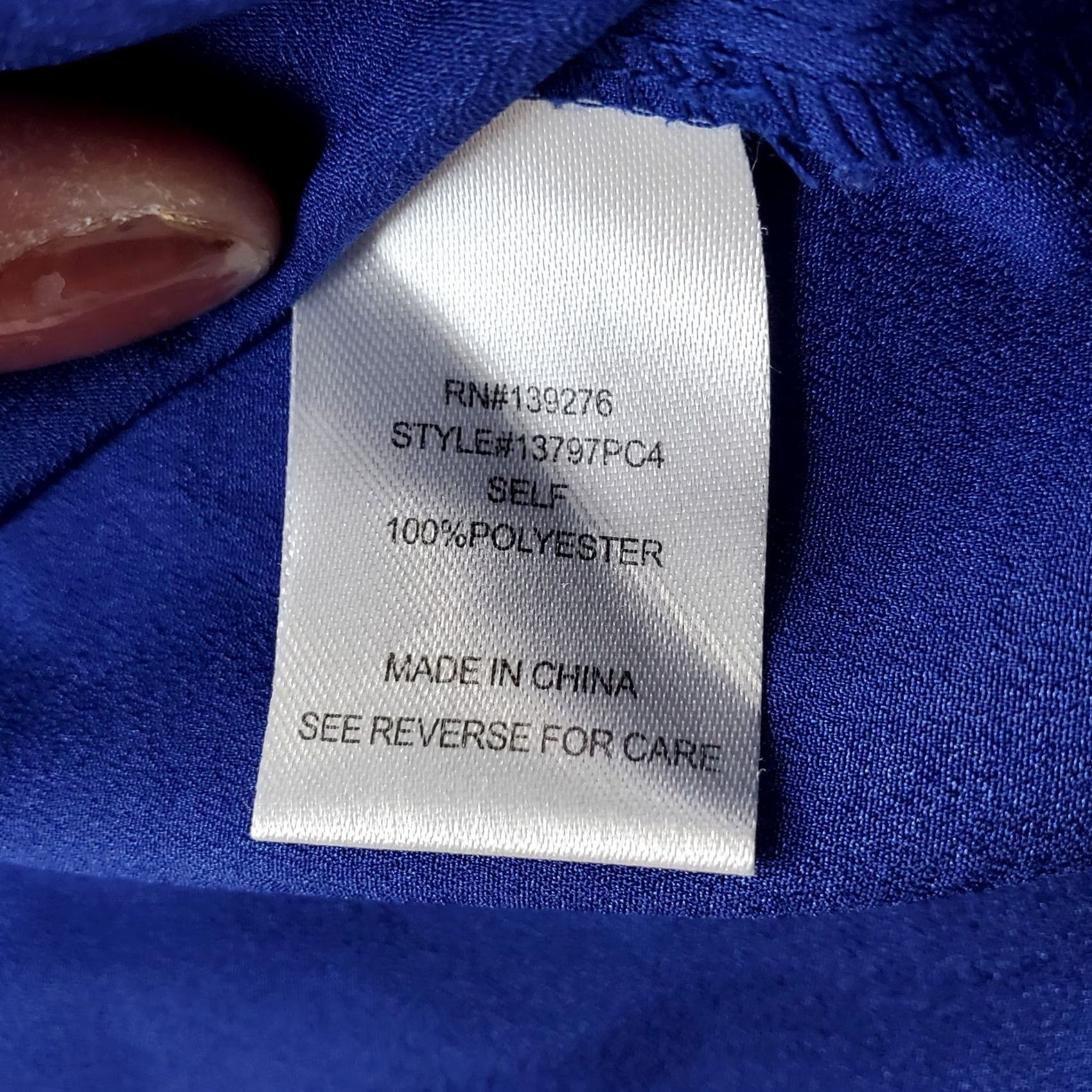 Anthropologie Daniel Rainn Tank Top Womens M Blue Sleeveless V Neck Pullover Size M / US 6-8 / IT 42-44 - 6 Thumbnail