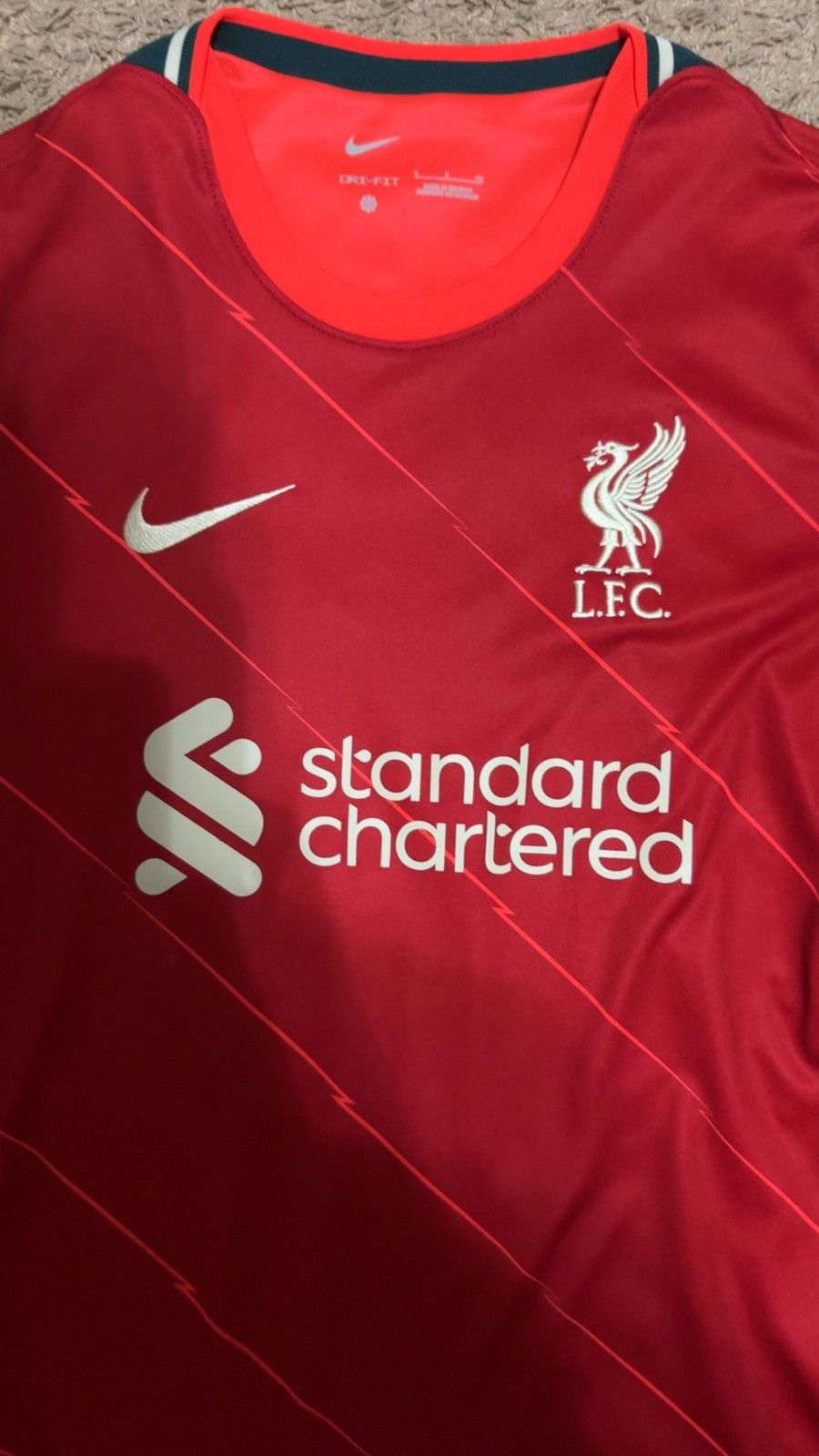 Nike 2021/2022 Nike Liverpool Mohammed Salah Jersey Size small Size US S / EU 44-46 / 1 - 3 Thumbnail