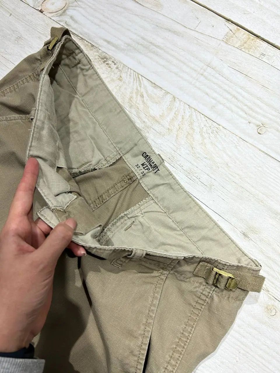 Carhartt Vintage Carhartt WIP Cargo Aviation Pants Distrissed Work Size US 32 / EU 48 - 15 Thumbnail