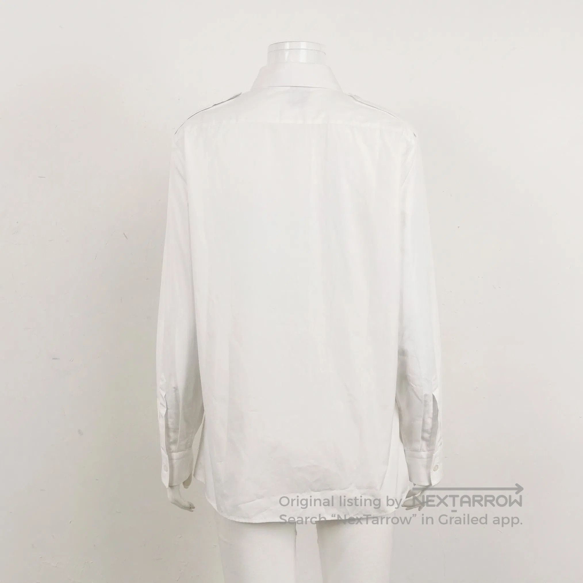 Prada Prada Long Sleeve Shirt with Tie . Size M / US 6-8 / IT 42-44 - 2 Thumbnail